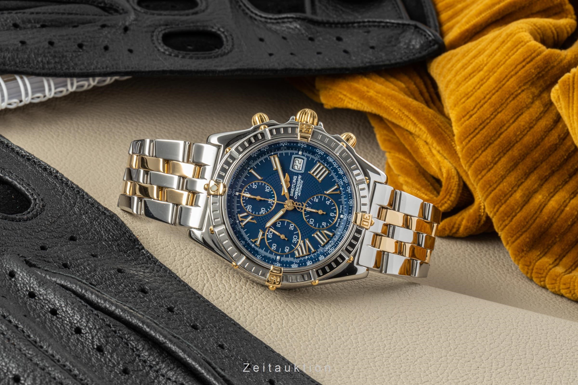 Breitling Crosswind chronograph steel / gold automatic Kal. B13