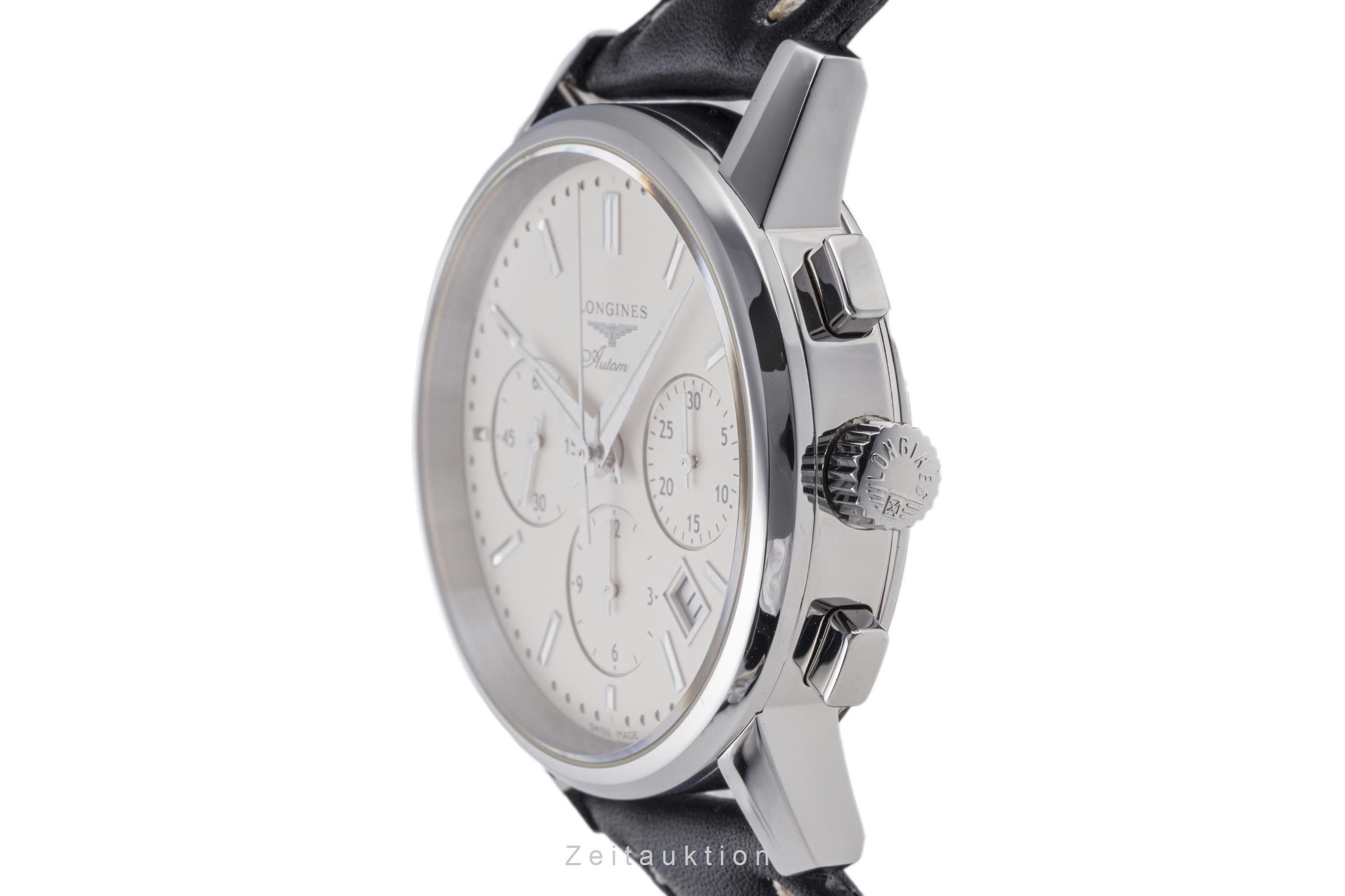 Longines Column-Wheel chronograph steel automatic men's watch L2.749.4  [2206693]