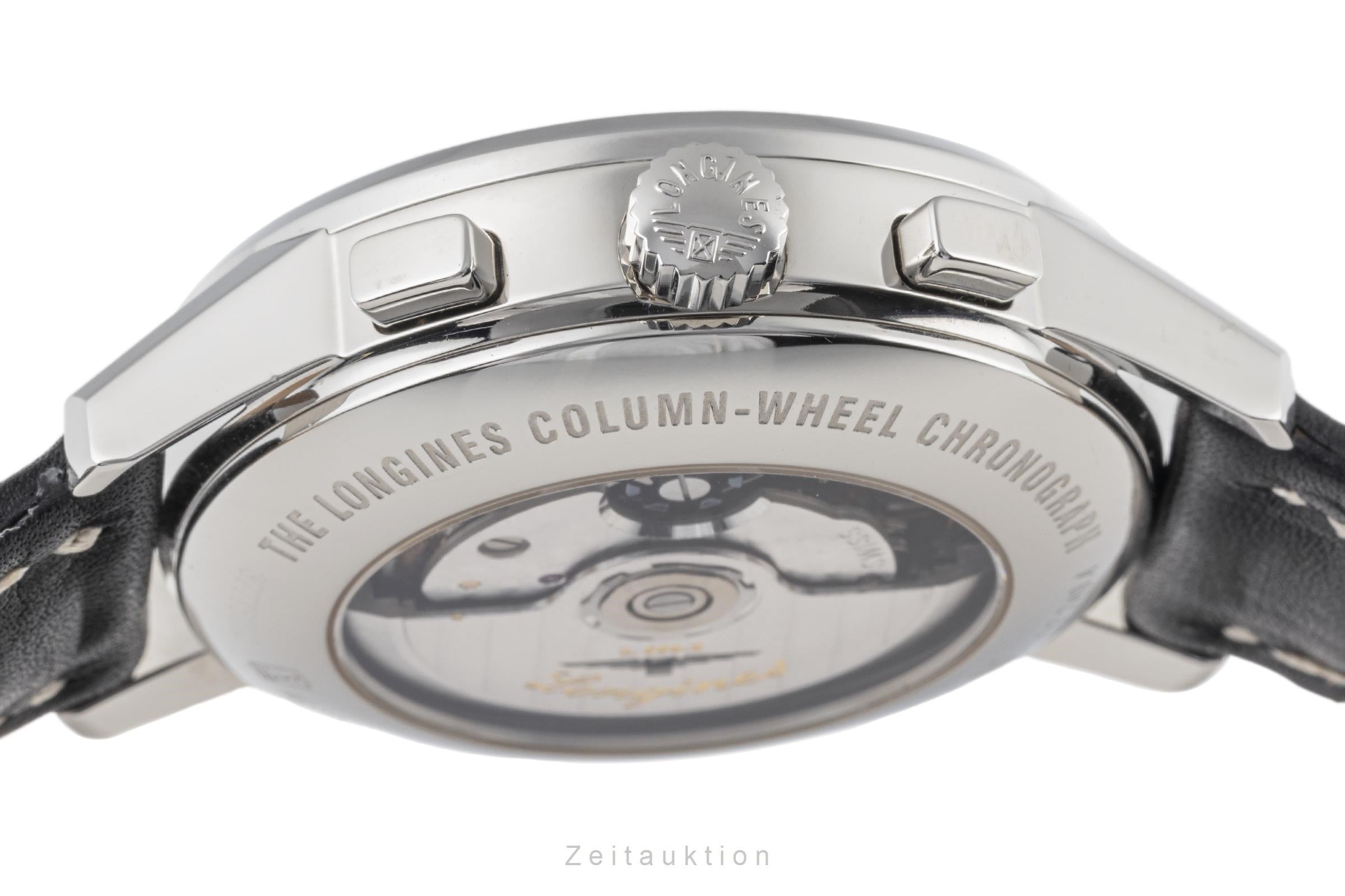 Longines Column-Wheel chronograph steel automatic men's watch L2.749.4  [2206693]