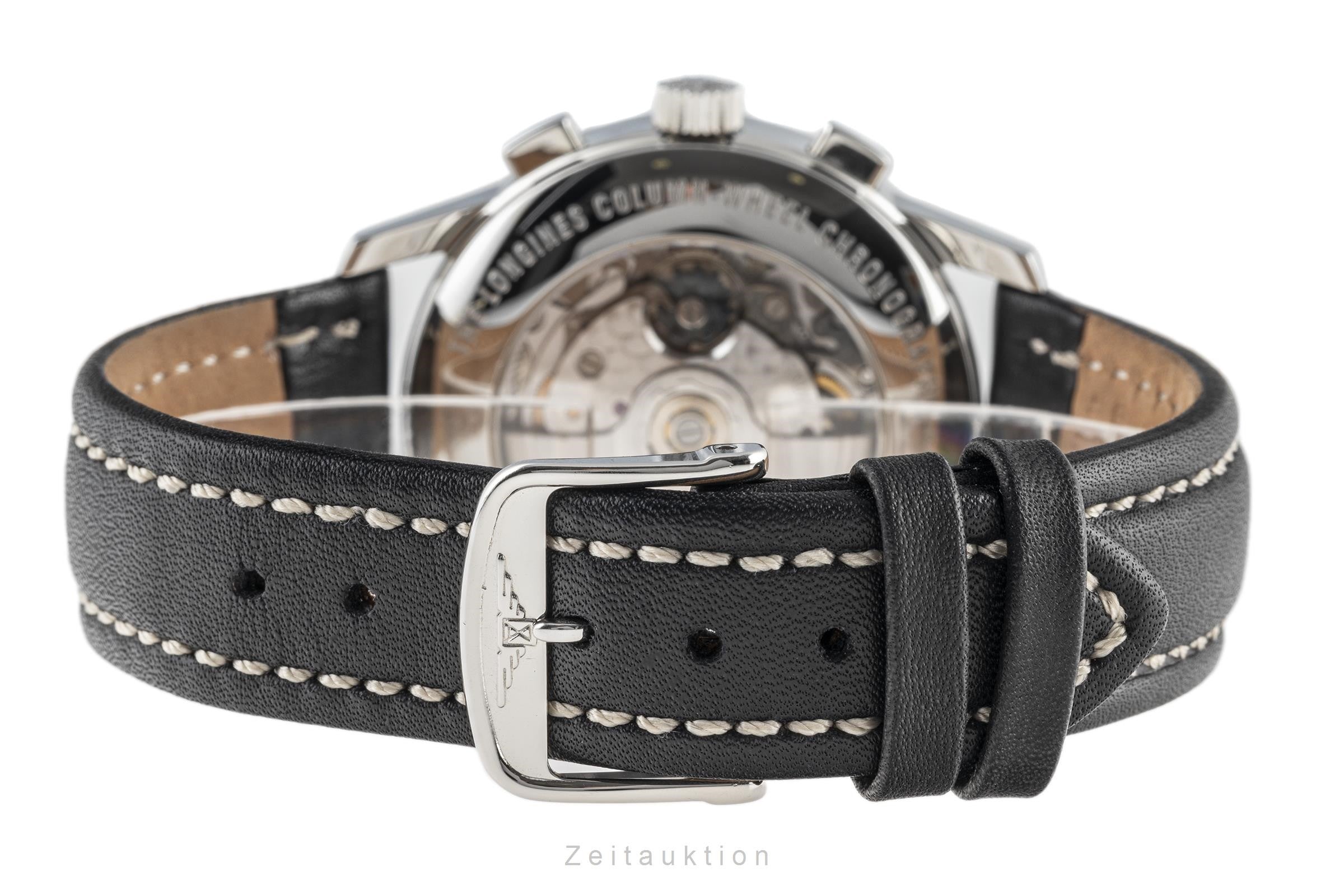 Longines Column-Wheel chronograph steel automatic men's watch L2.749.4  [2206693]