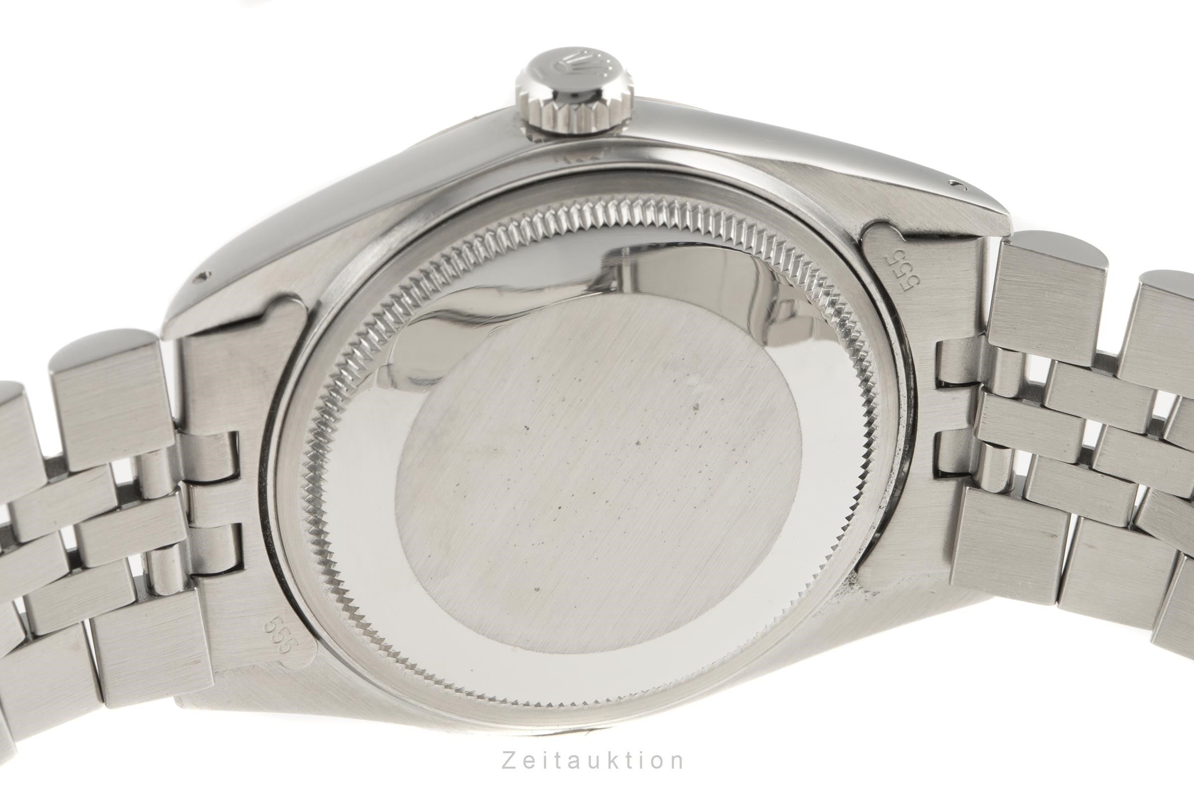 Rolex Datejust acciaio / oro bianco automatismo orologio da uomo 16014  [2206716]