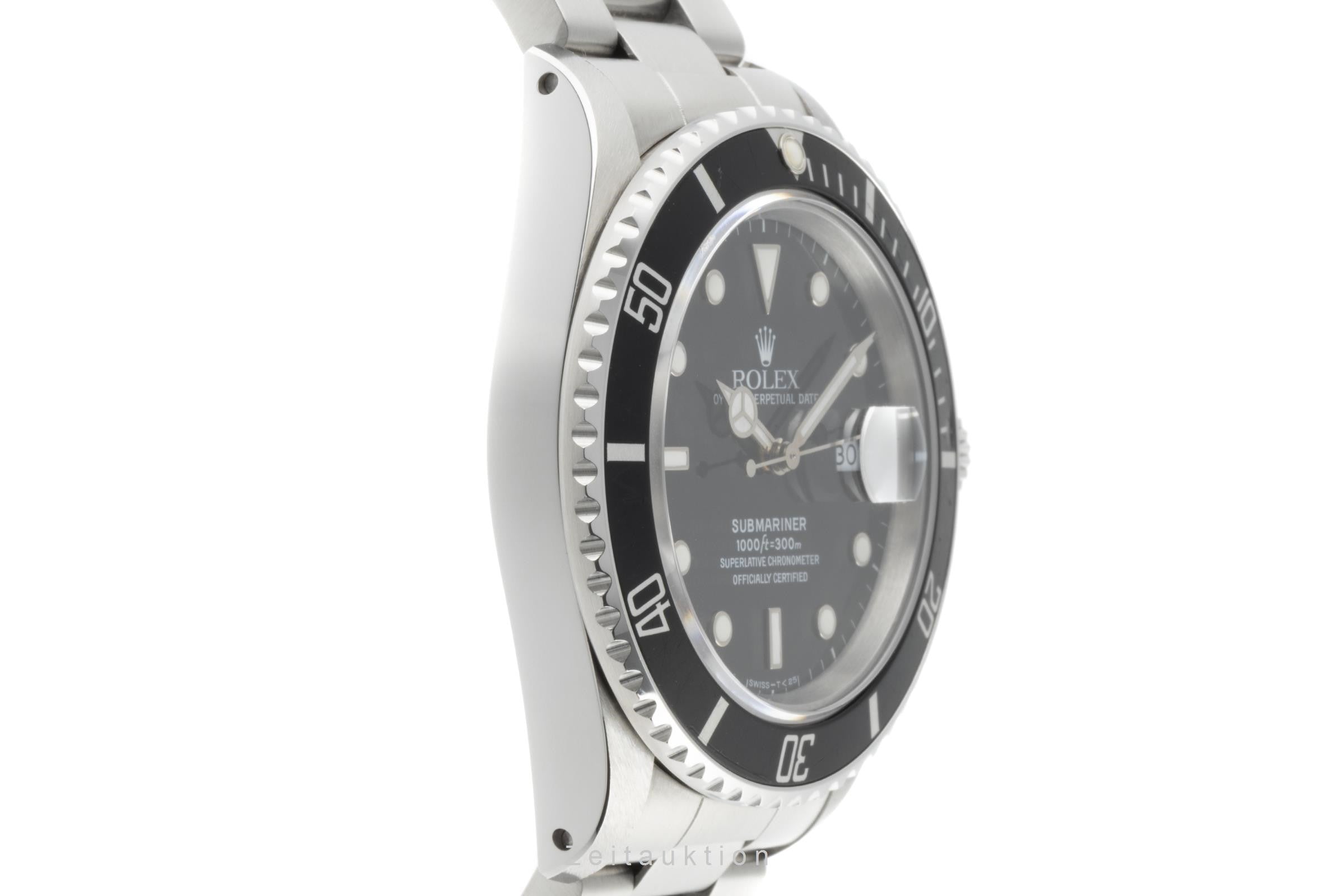 Rolex Submariner acier automatique montre pour hommes 168000  [2206723]
