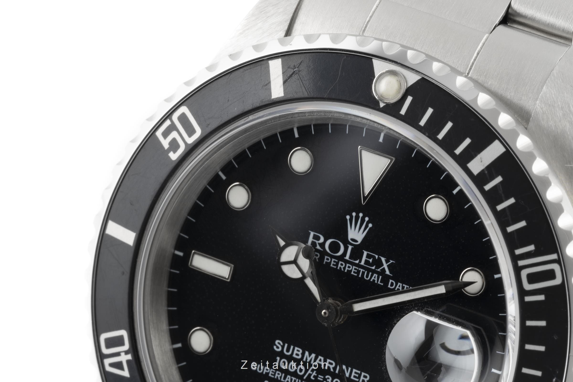 Rolex Submariner acier automatique montre pour hommes 168000  [2206723]