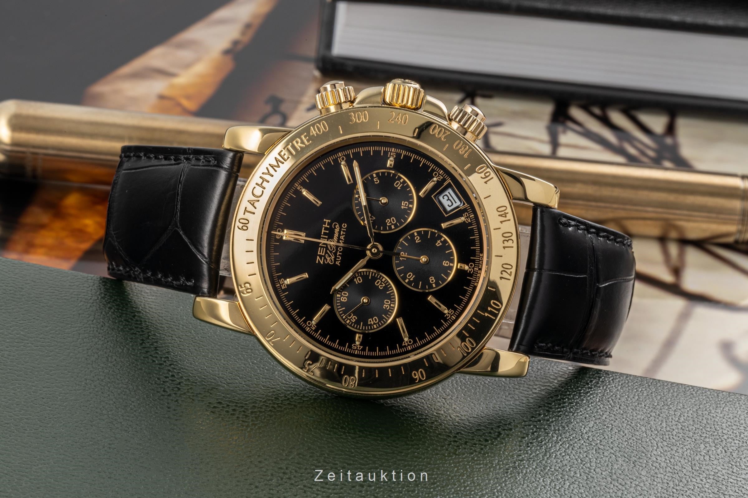 Zenith El Primero Rainbow Chronograph 18k Gold Ref. 30.0360.400 VP: 19600,- € [2206732]
