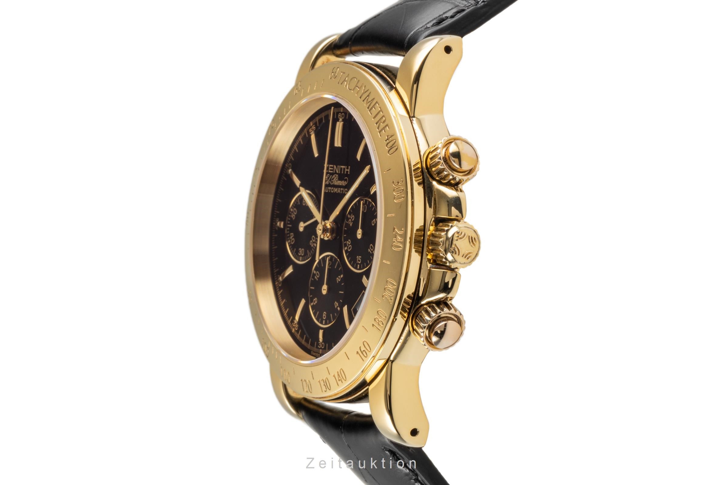 Zenith El Primero Rainbow Chronograph 18k Gold Ref. 30.0360.400 VP: 19600,- € [2206732]