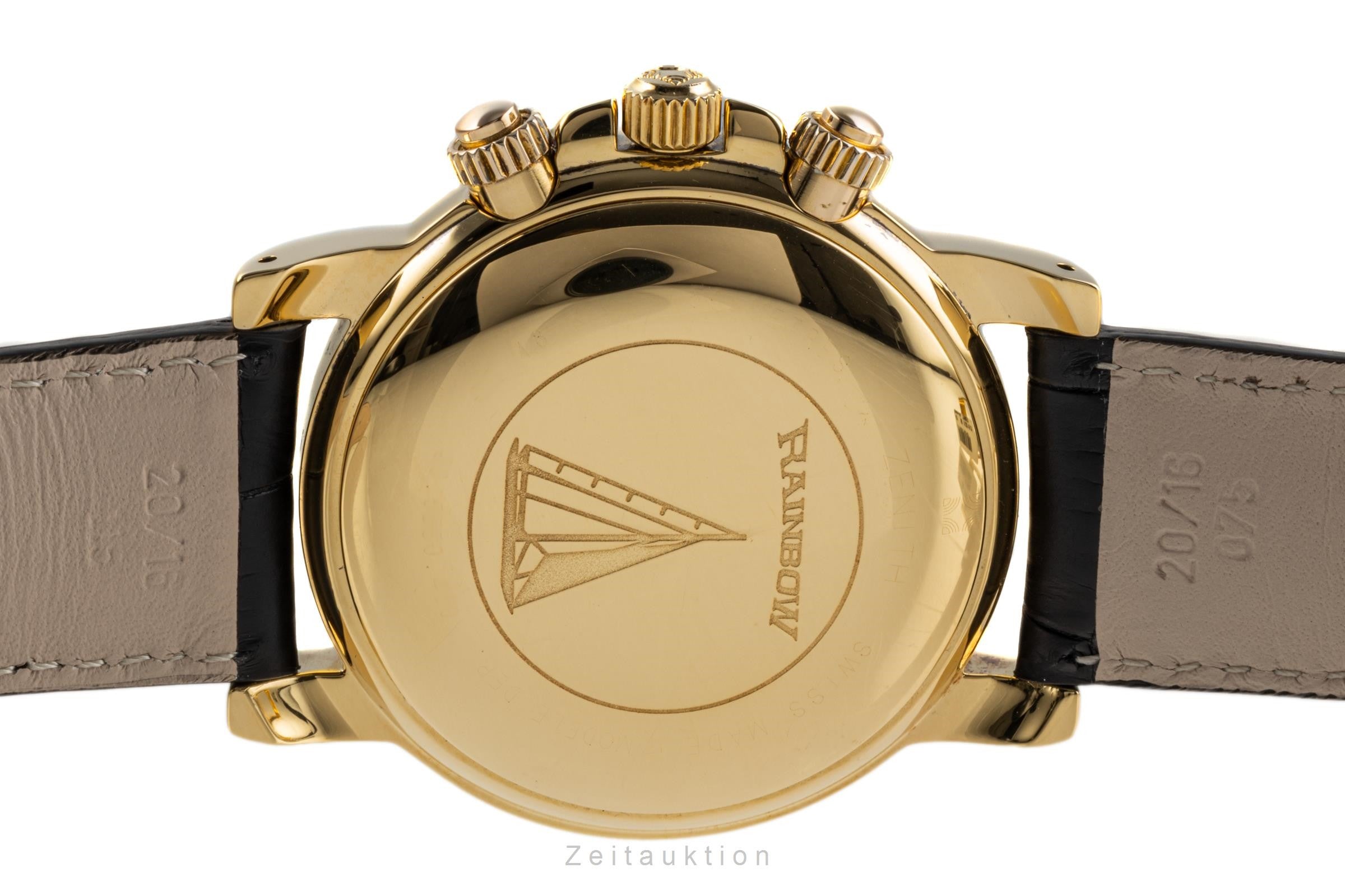 Zenith El Primero Rainbow Chronograph 18k Gold Ref. 30.0360.400 VP: 19600,- € [2206732]