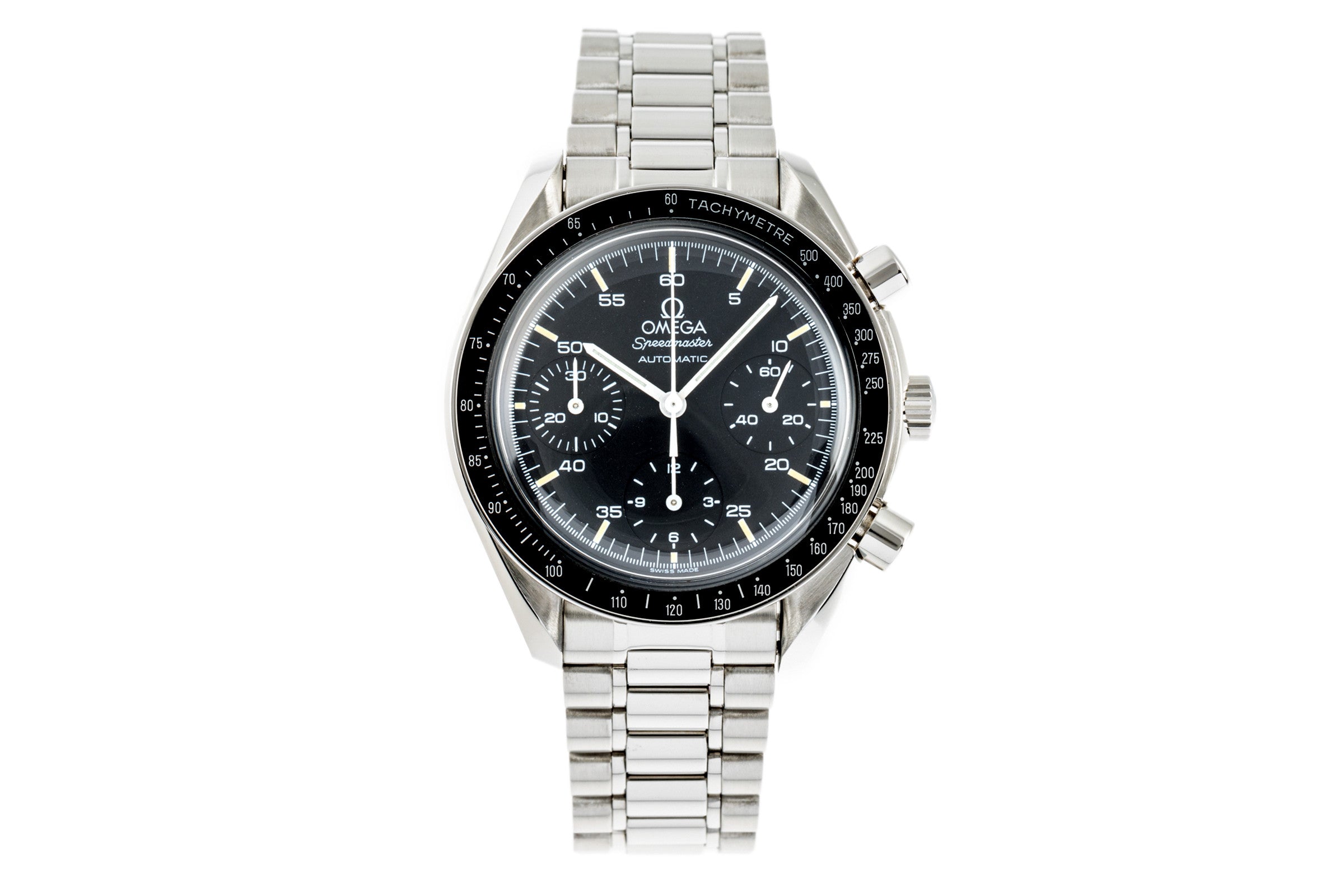 Omega Speedmaster chronograph steel automatic men's watch 175.0032.1, 175.0033.1, 3510.50.00  [2206761]