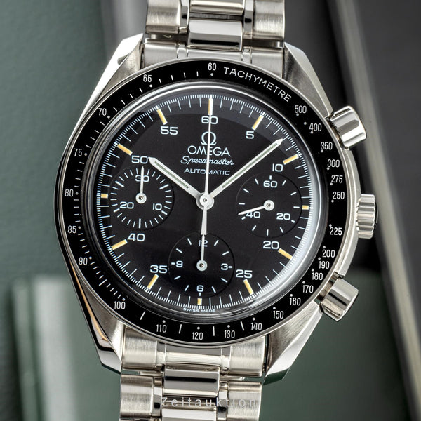 Omega Speedmaster chronograph steel automatic men's watch 175.0032.1, 175.0033.1, 3510.50.00  [2206761]