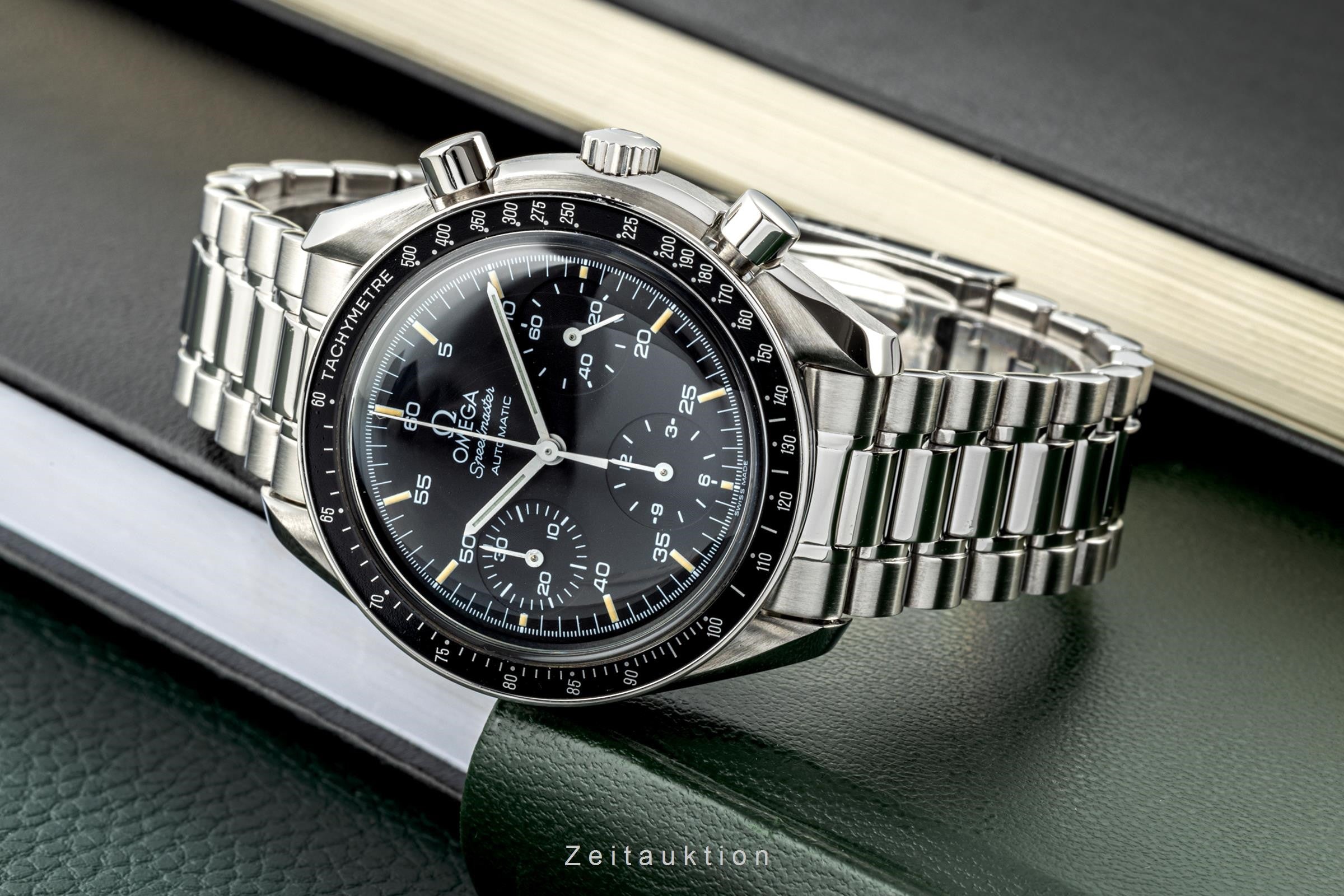Omega Speedmaster chronograph steel automatic men's watch 175.0032.1, 175.0033.1, 3510.50.00  [2206761]