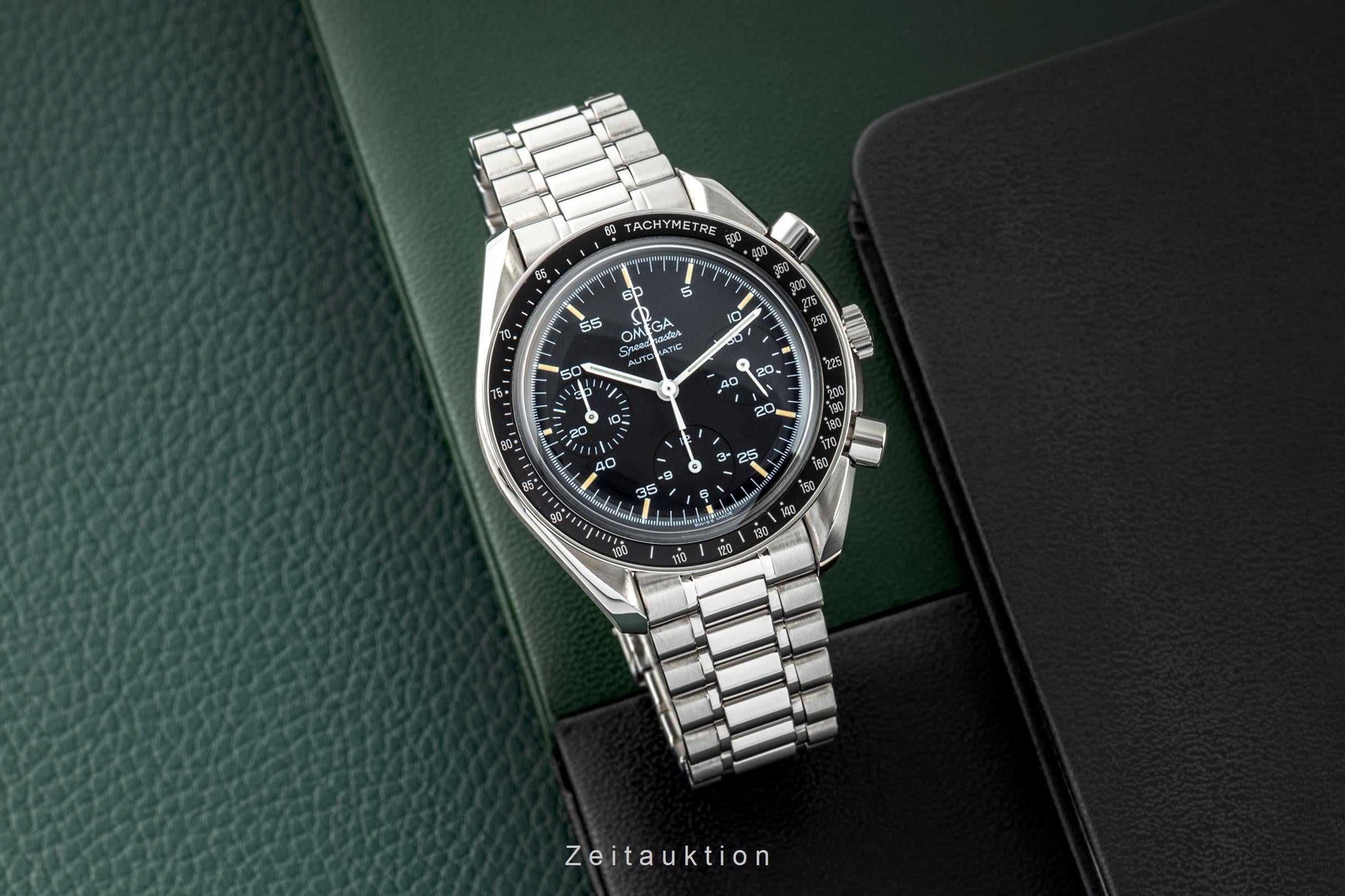 Omega Speedmaster chronograph steel automatic Kal. 1143 Ref
