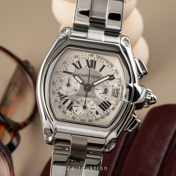 Cartier Roadster cronógrafo acero automático reloj para caballeros 2618  [2206769]