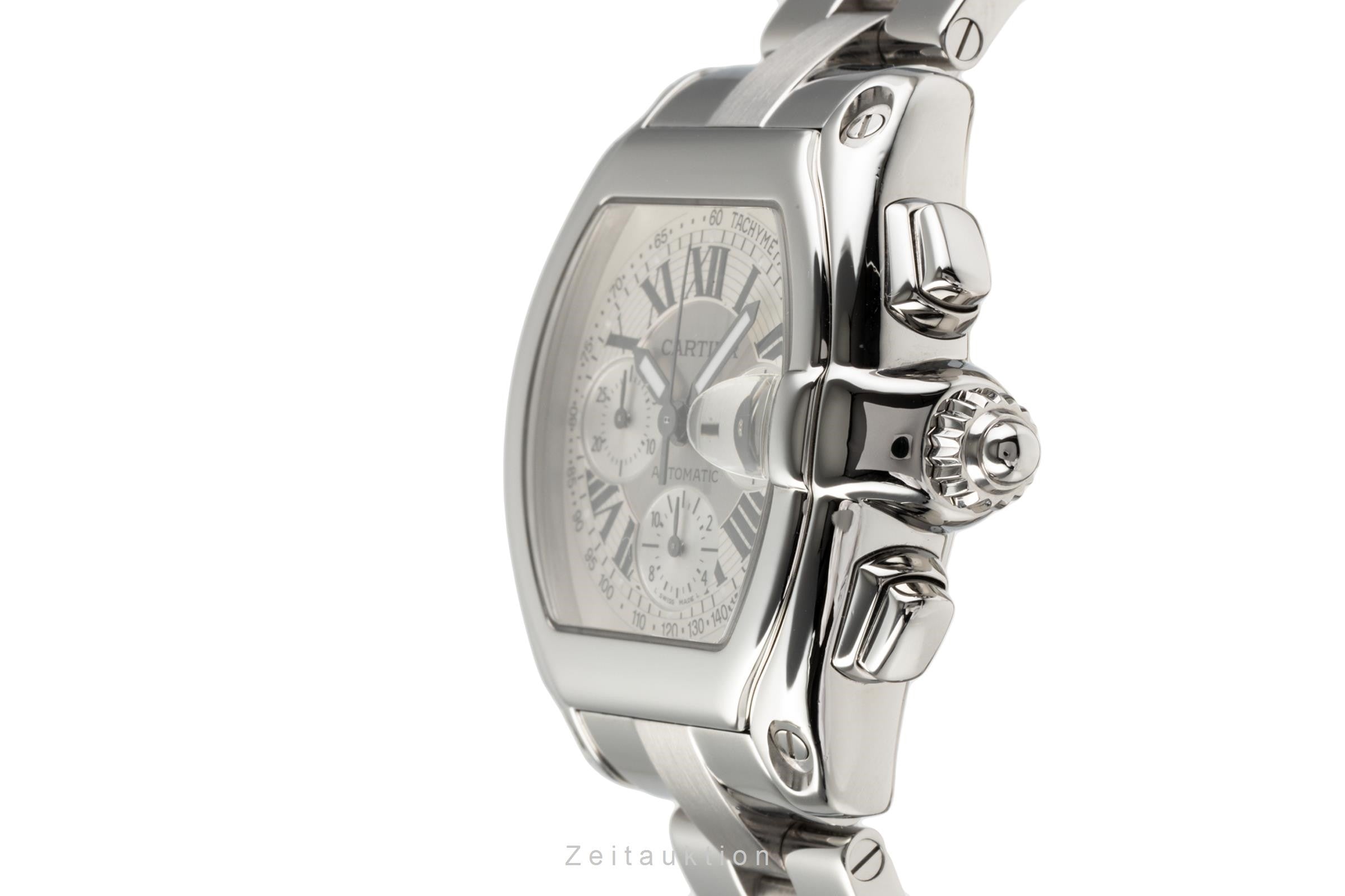 Cartier Roadster chronograph steel automatic Kal. 8510 Ref. 2618