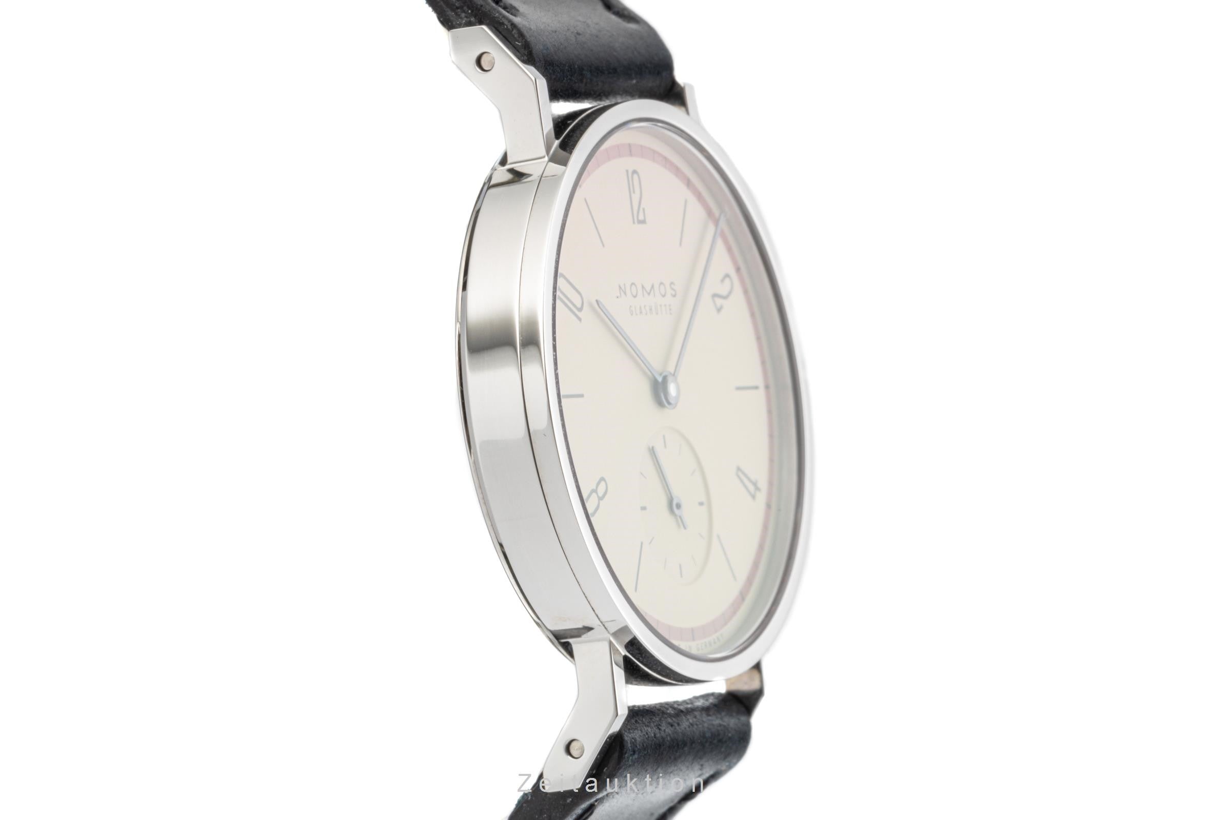 Nomos Tangente Rot "Ein Jahrhundert Bauhaus" 33 Handaufzug 122.S3 B&P Limitiert [2206807]