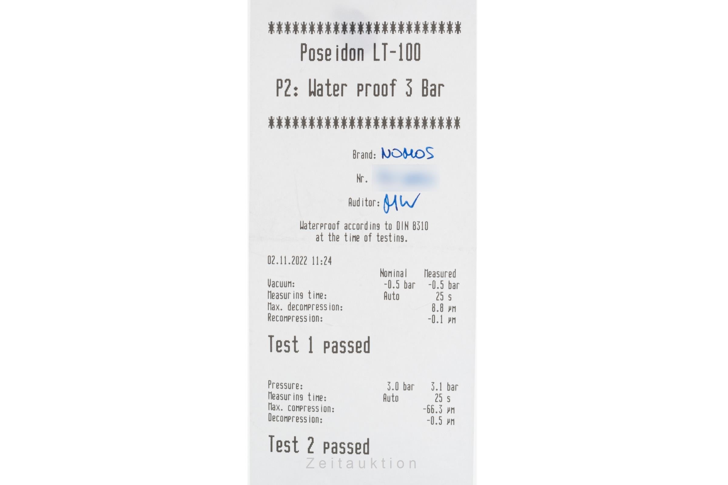 Nomos Tangente Rot "Ein Jahrhundert Bauhaus" 33 Handaufzug 122.S3 B&P Limitiert [2206807]