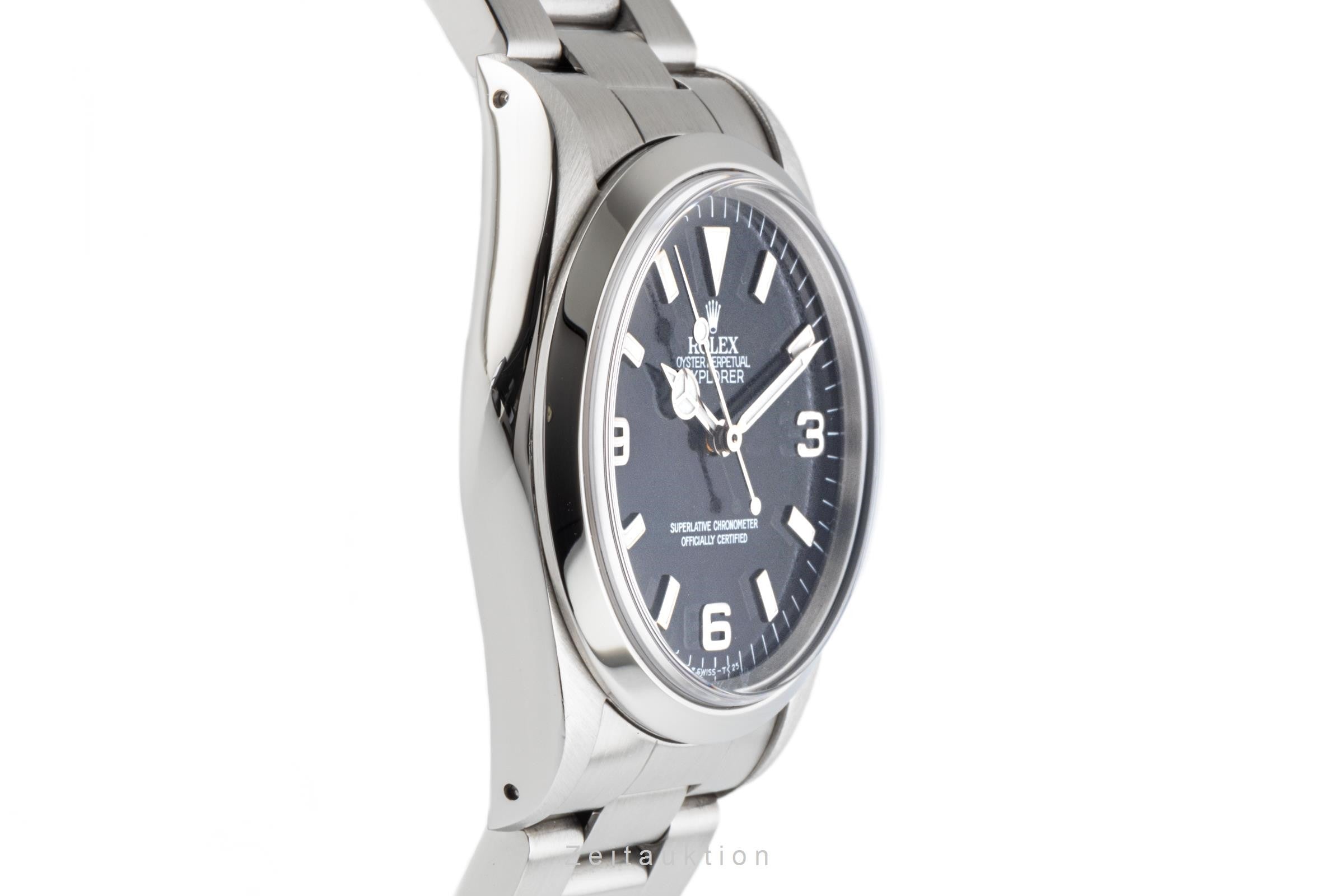 Rolex Explorer steel automatic men's watch 14270  [2206835]