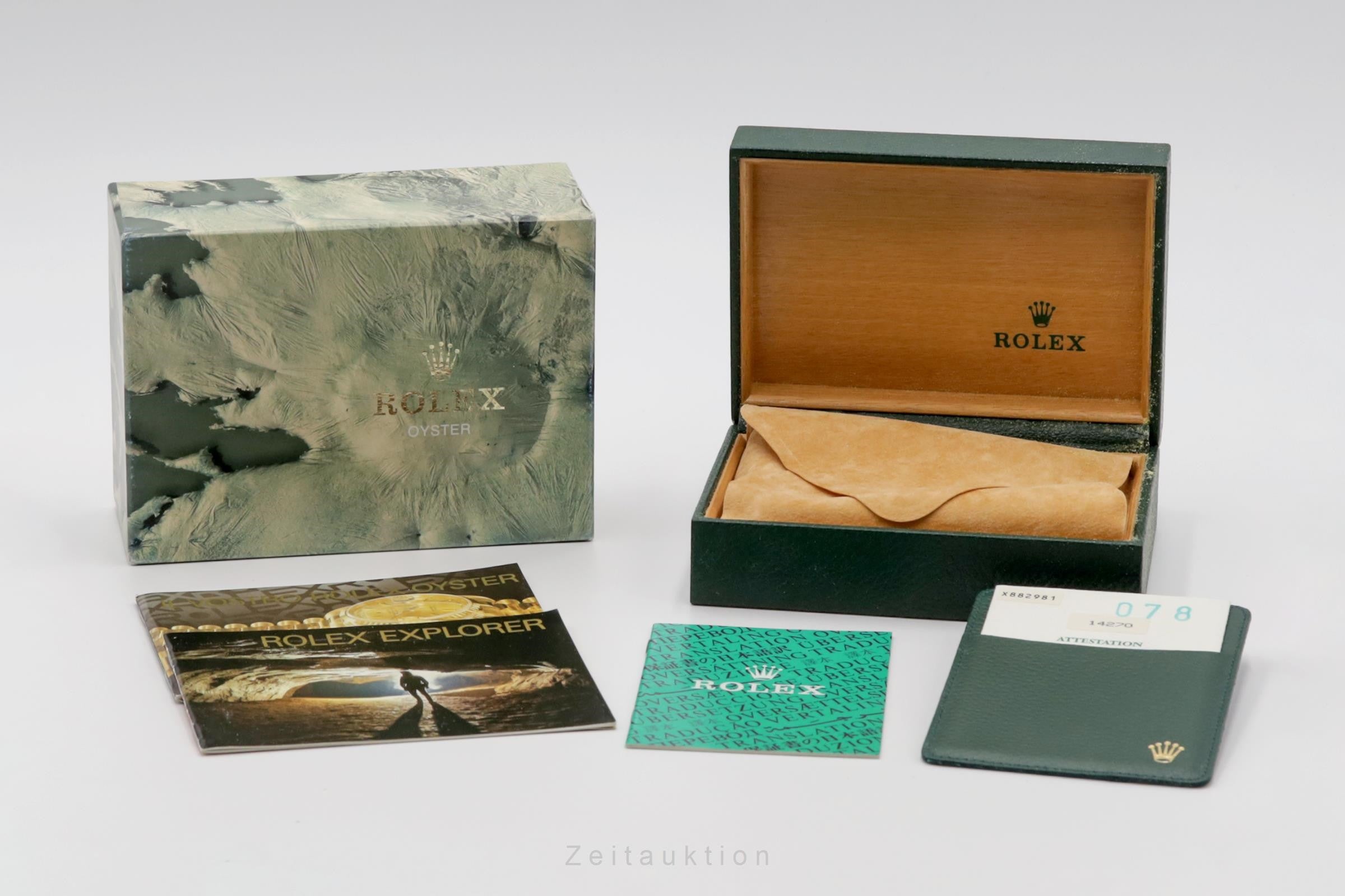 Rolex Explorer steel automatic men's watch 14270  [2206835]