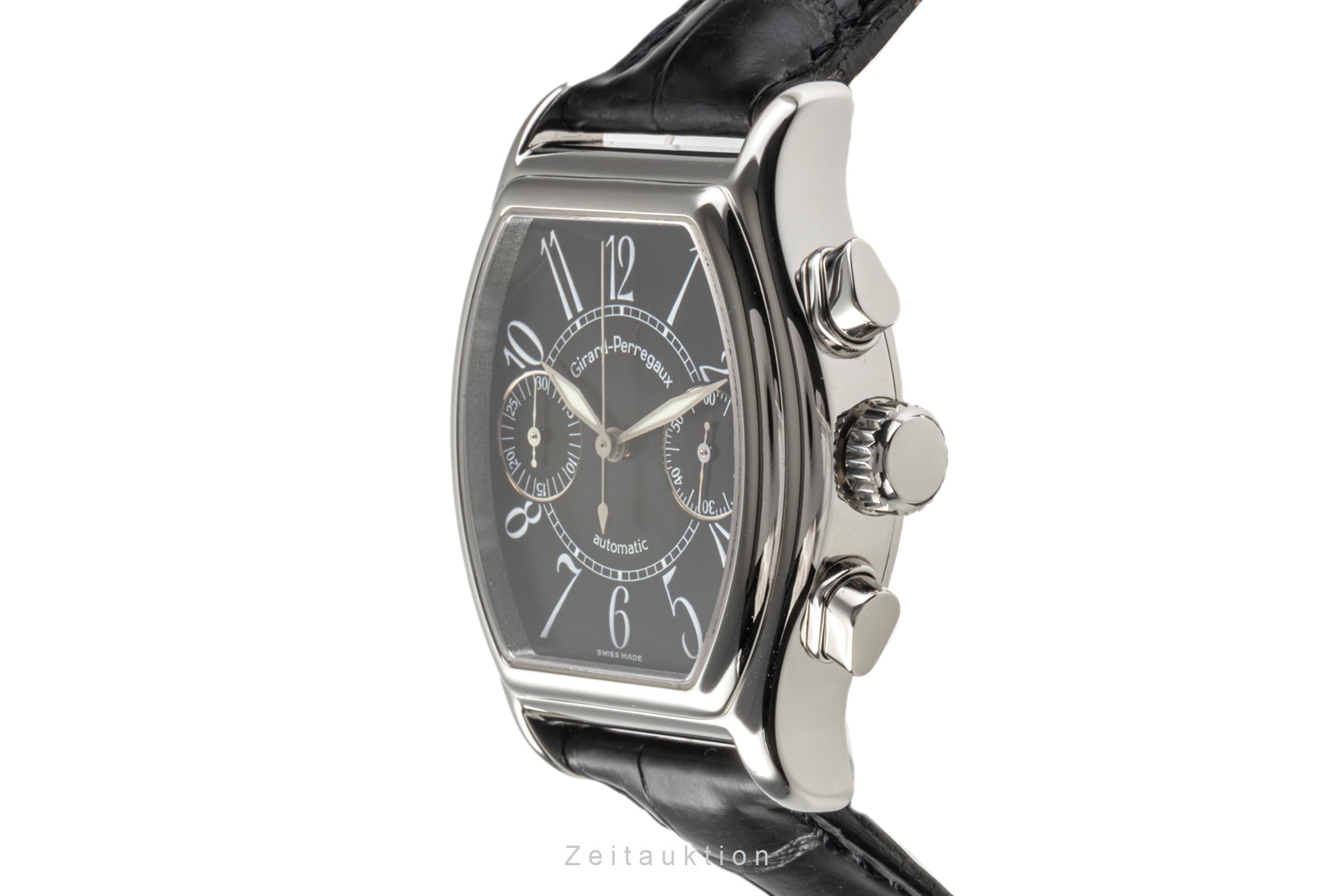 Girard Perregaux Richeville chronograph steel automatic Kal. 2280