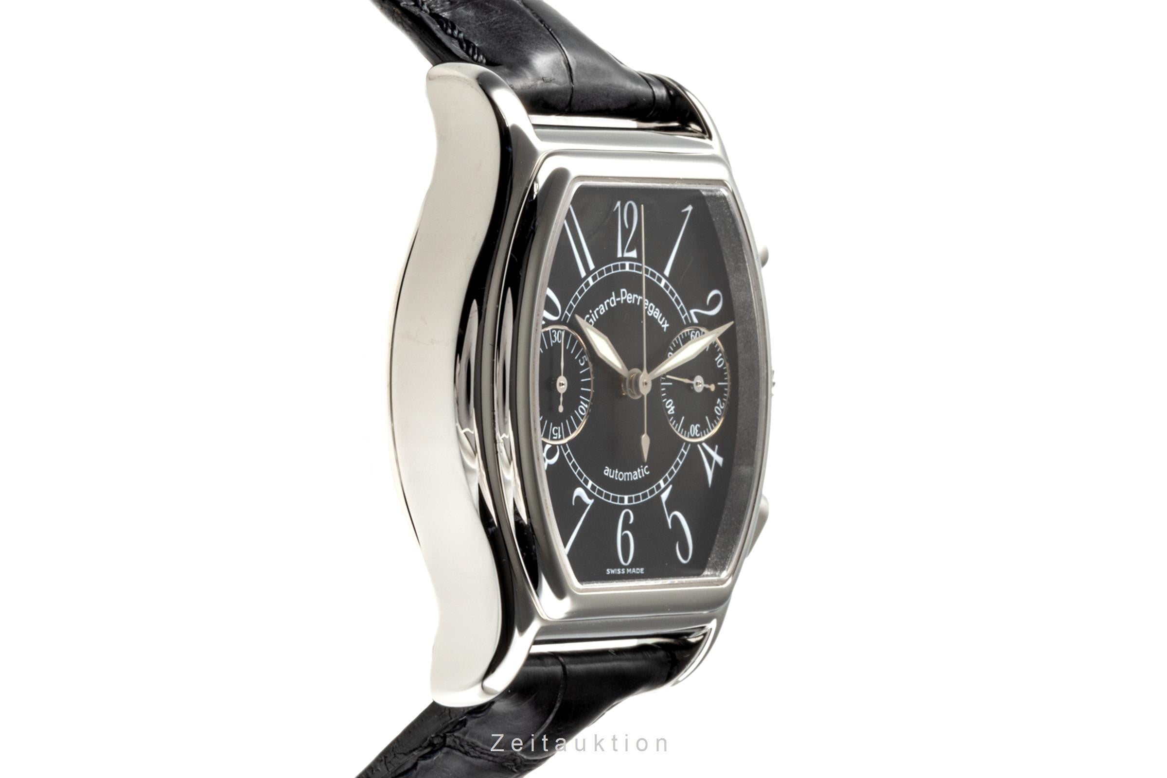 Girard Perregaux Richeville chronograph steel automatic men's watch 2750 LP: 3320EUR  [2206983]