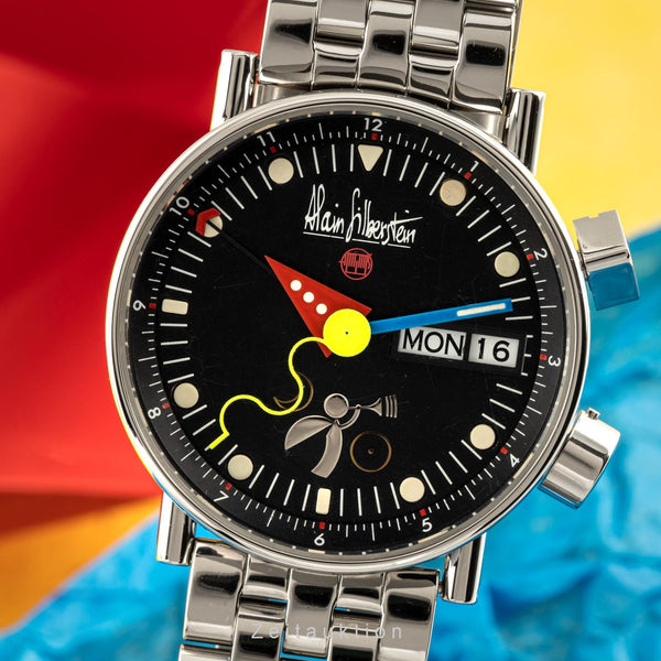 Alain Silberstein Le Reveil acciaio automatismo orologio da uomo Limited  [2206985]
