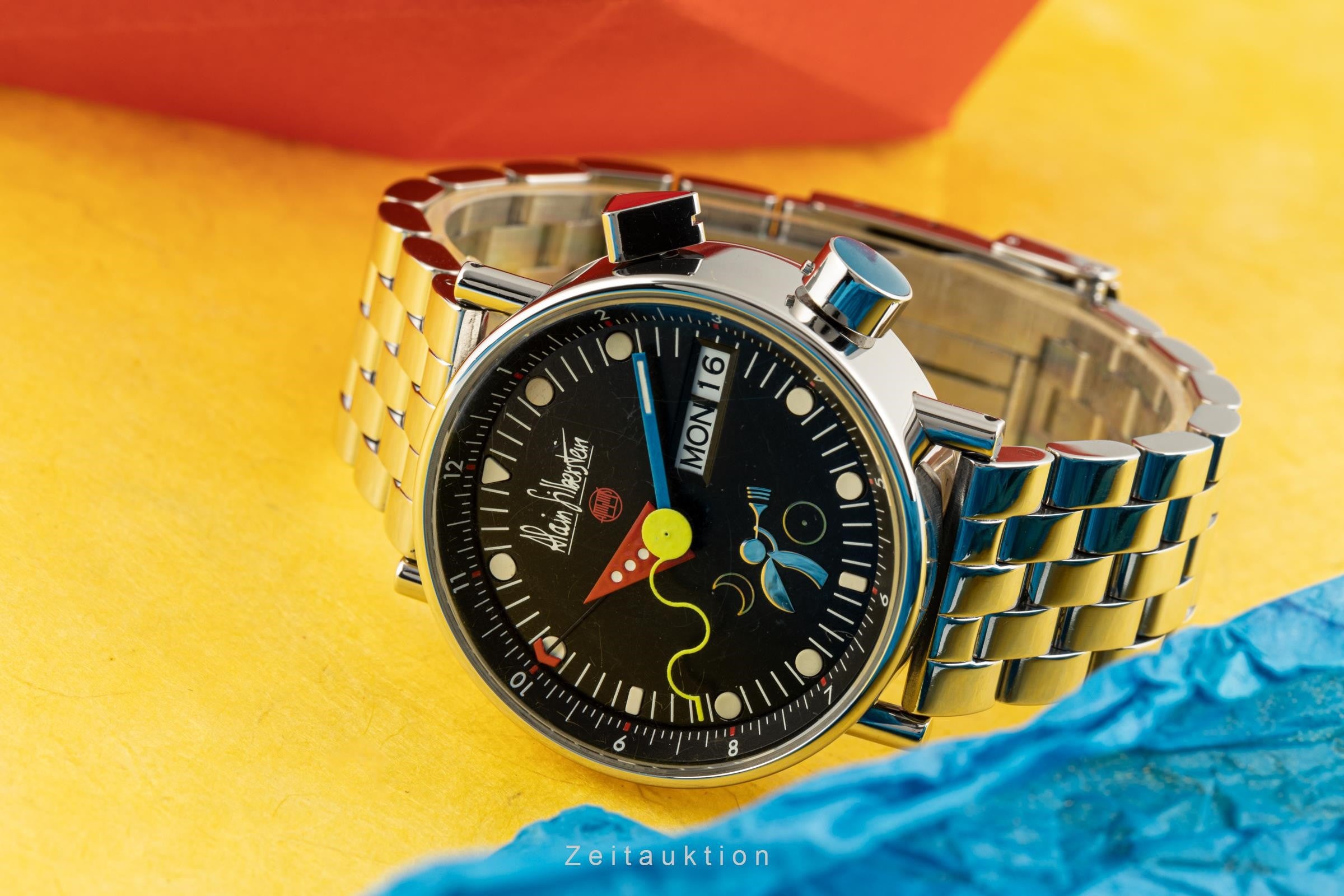 Alain Silberstein Le Reveil acciaio automatismo orologio da uomo Limited  [2206985]