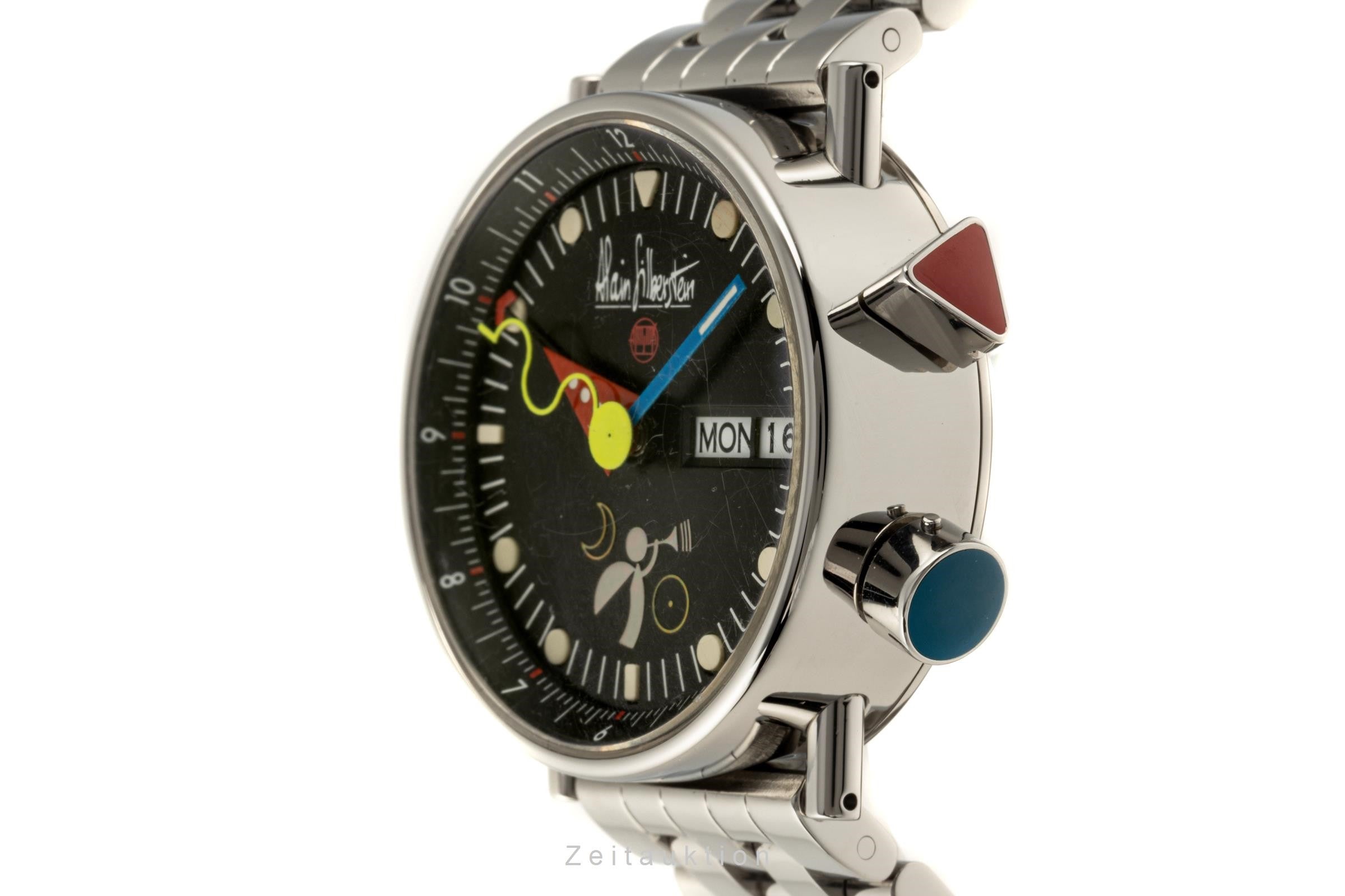 Alain Silberstein Le Reveil acciaio automatismo orologio da uomo Limited  [2206985]