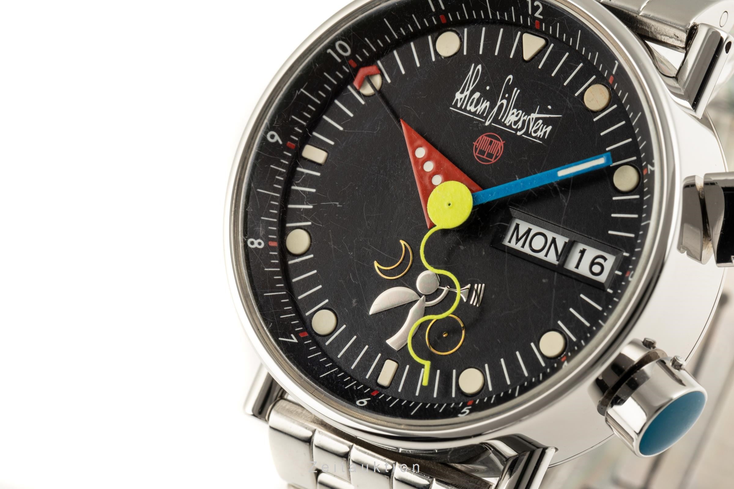 Alain Silberstein Le Reveil acciaio automatismo orologio da uomo Limited  [2206985]