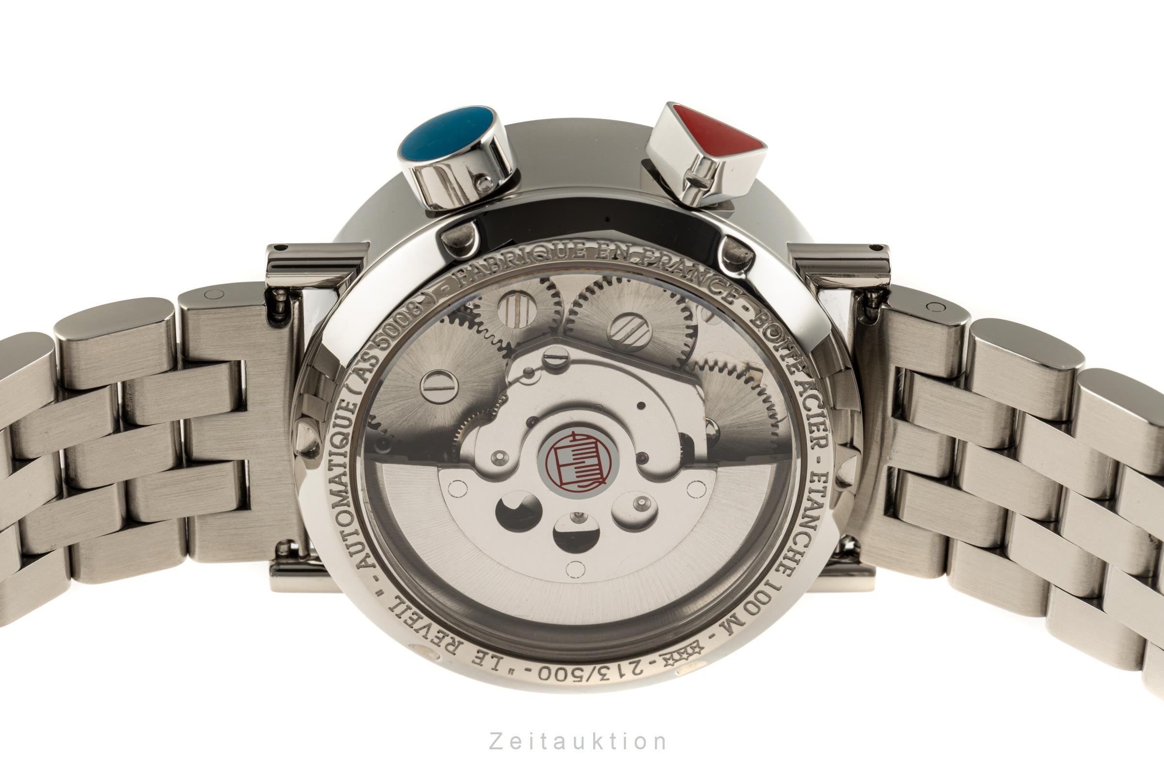 Alain Silberstein Le Reveil acciaio automatismo orologio da uomo Limited  [2206985]