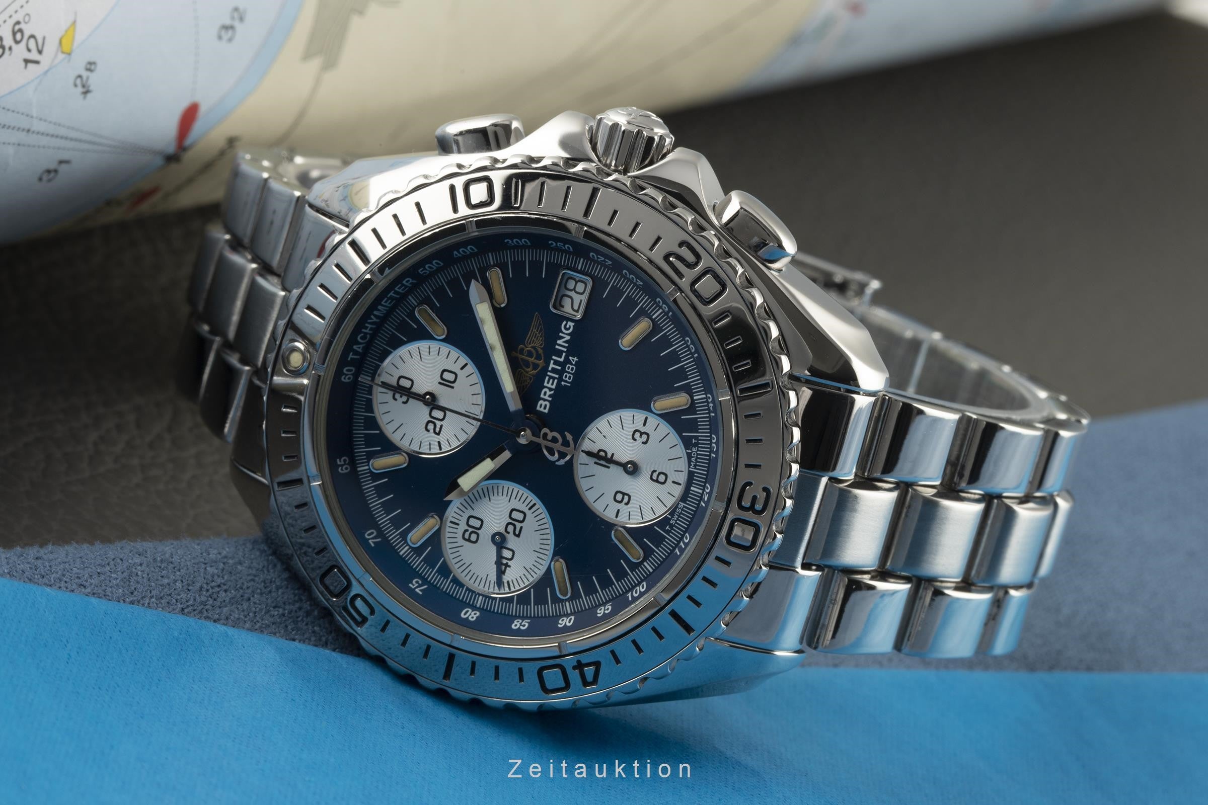 Breitling Shark chronograph steel automatic men's watch A13051  [2207016]