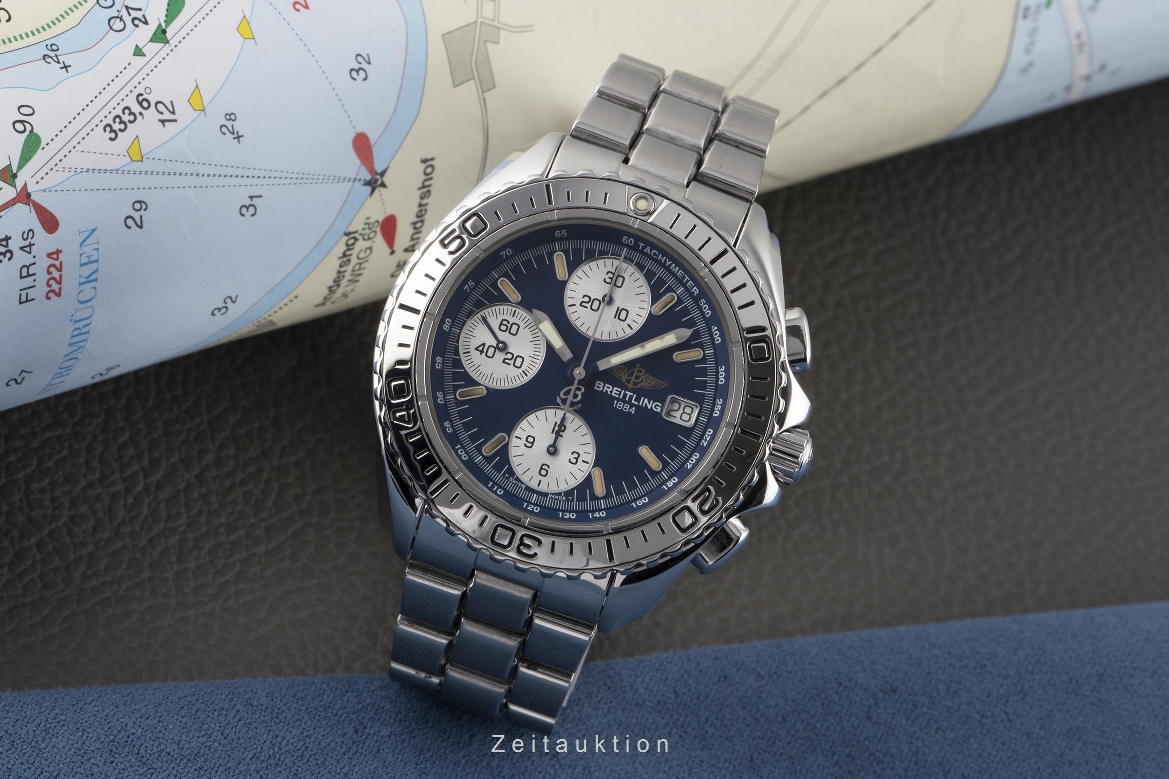 Breitling Shark chronograph steel automatic men's watch A13051  [2207016]