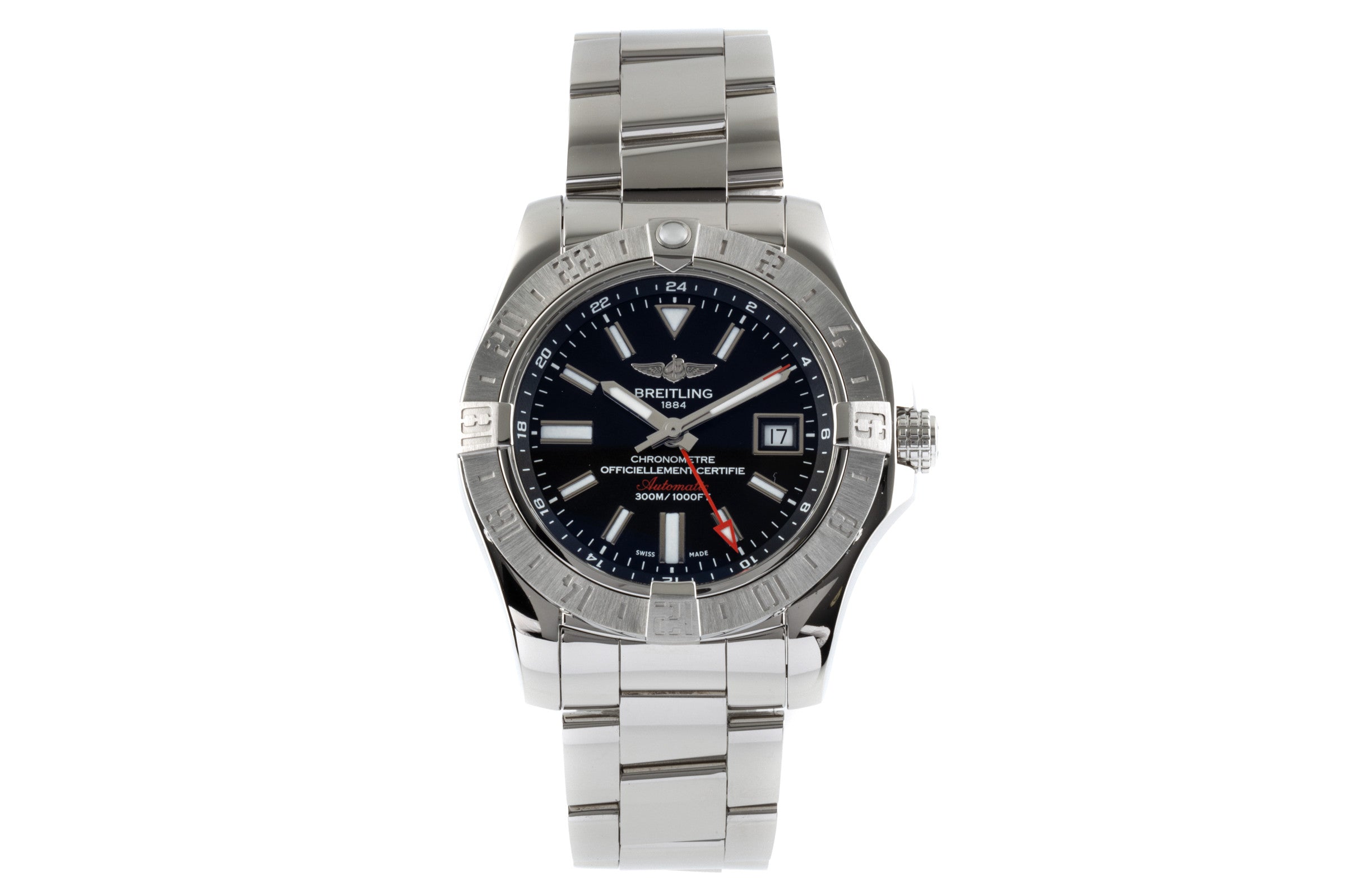Breitling Avenger II GMT Edelstahl Automatik Herrenuhr Ref. A32390 NP: 3960,- € [2207039]