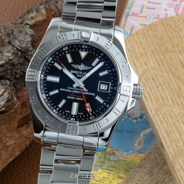 Breitling Avenger II GMT Edelstahl Automatik Herrenuhr Ref. A32390 NP: 3960,- € [2207039]