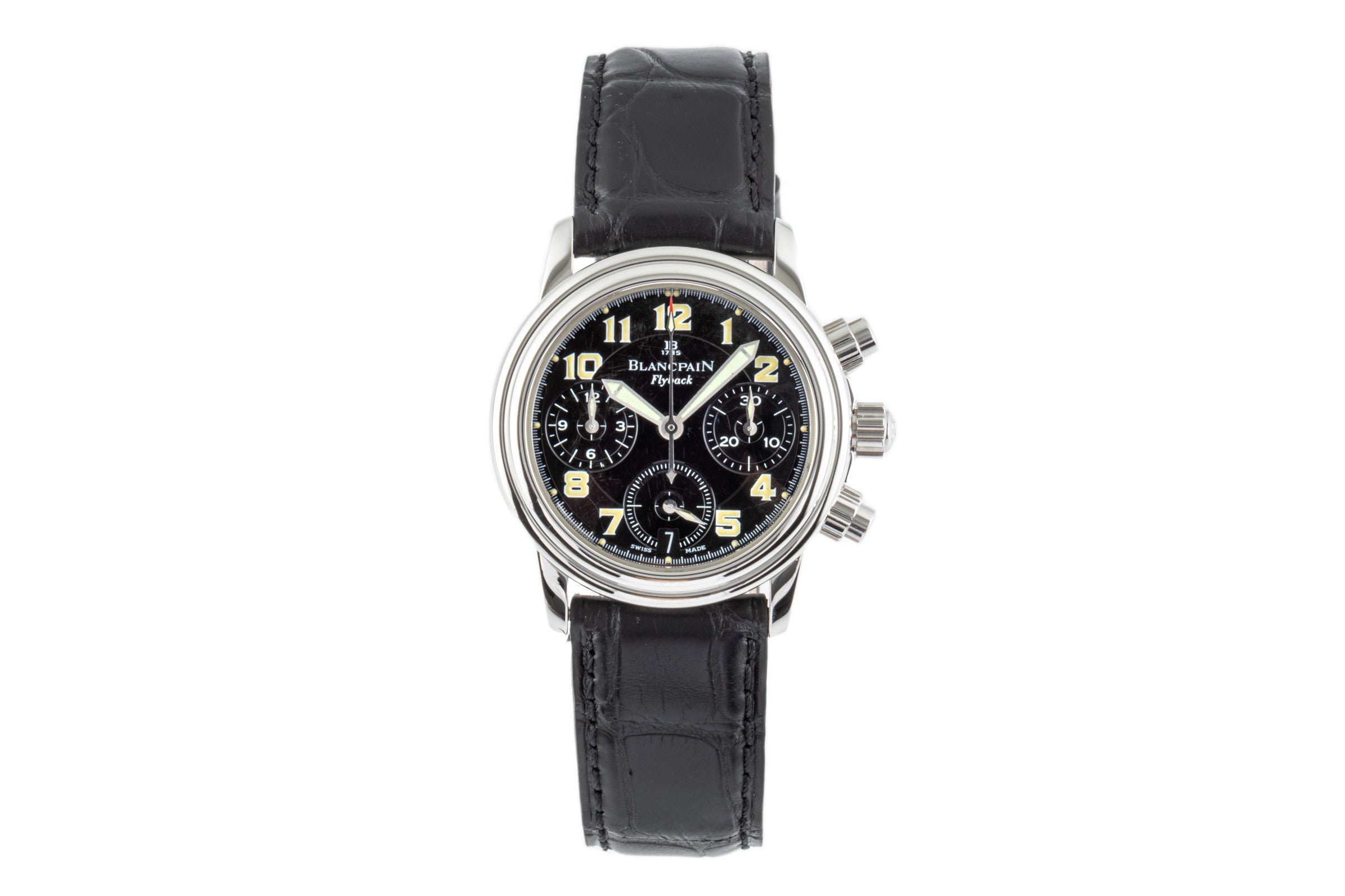 Blancpain Leman chronograph steel automatic men's watch 2385F  [2207065]