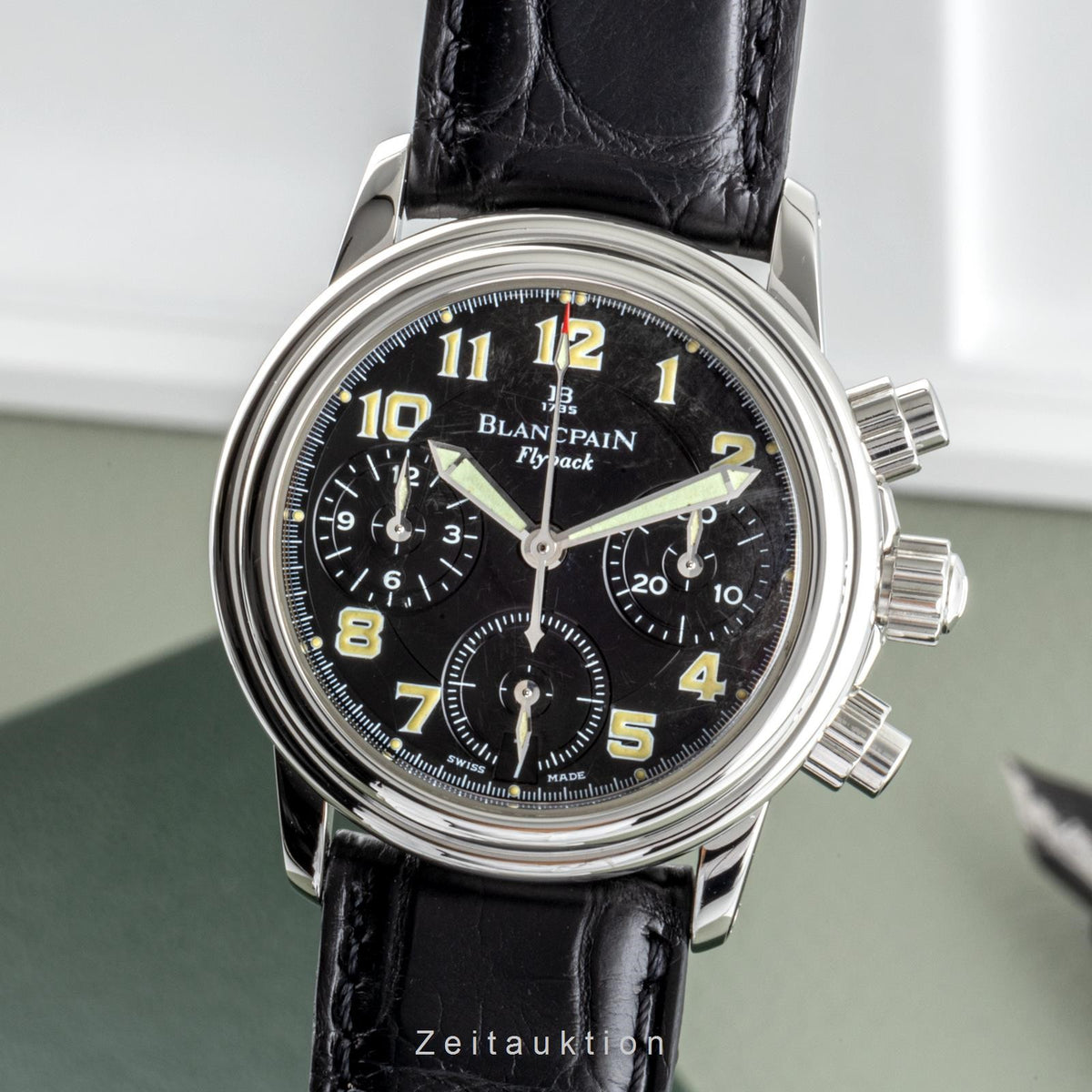 Blancpain Leman Chronograph Stahl Automatik F185 2385F