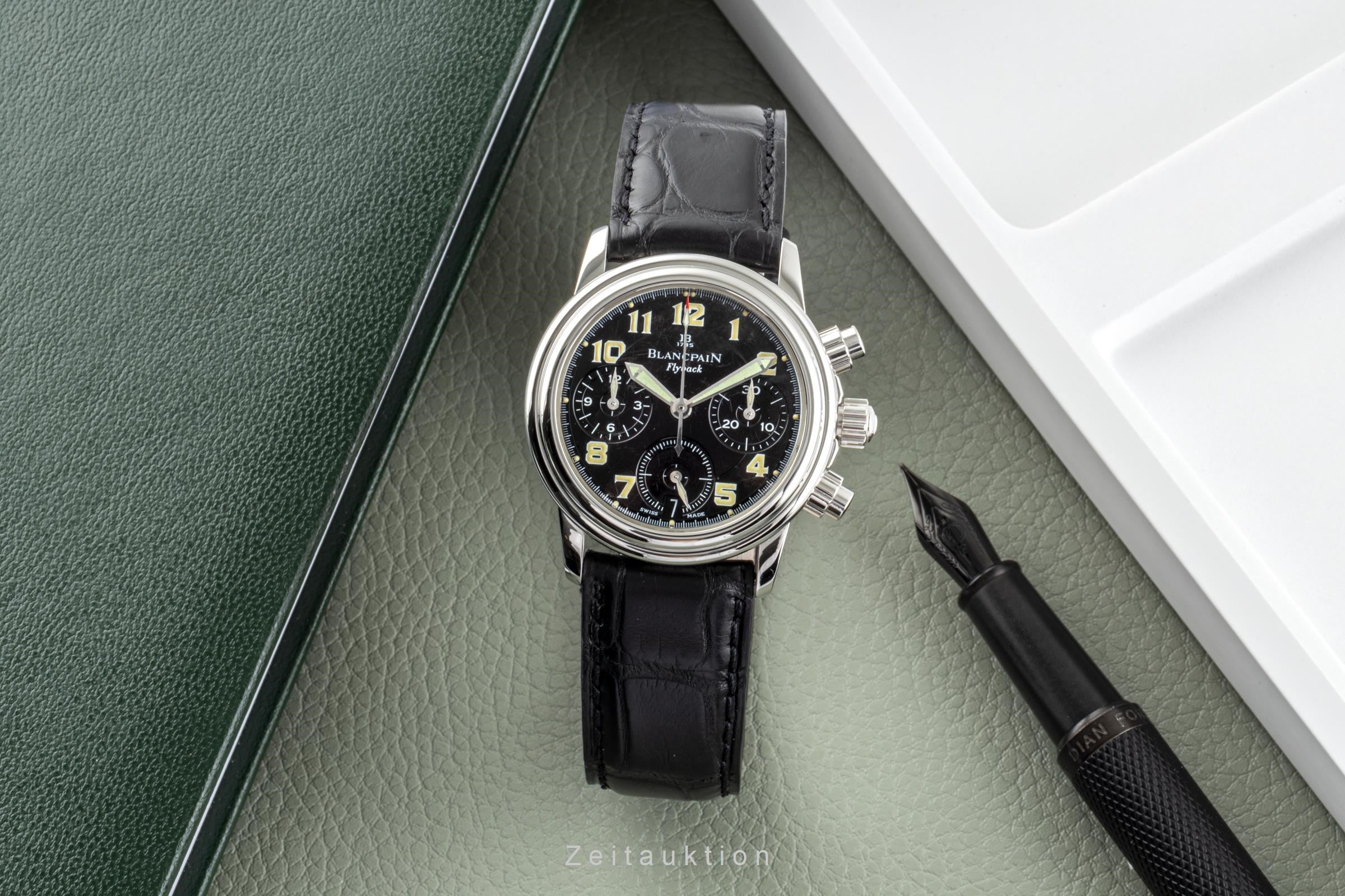 Blancpain Leman chronograph steel automatic men's watch 2385F  [2207065]