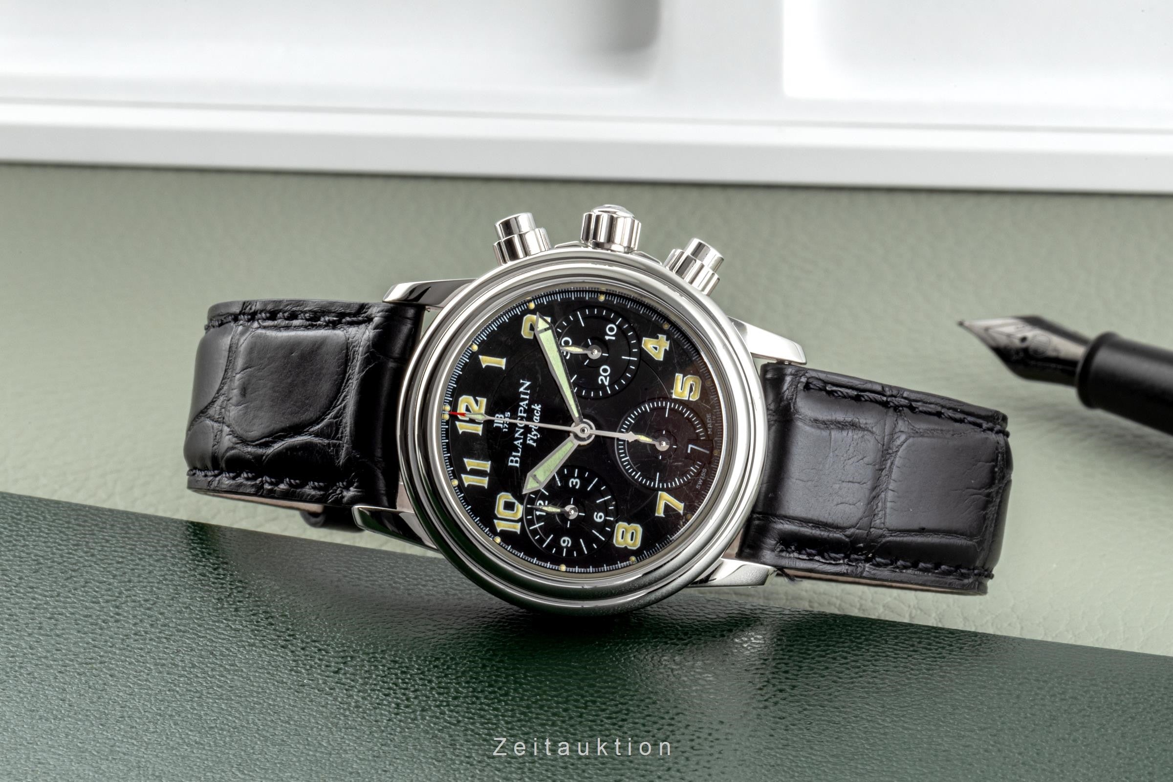 Blancpain Leman chronograph steel automatic men's watch 2385F  [2207065]