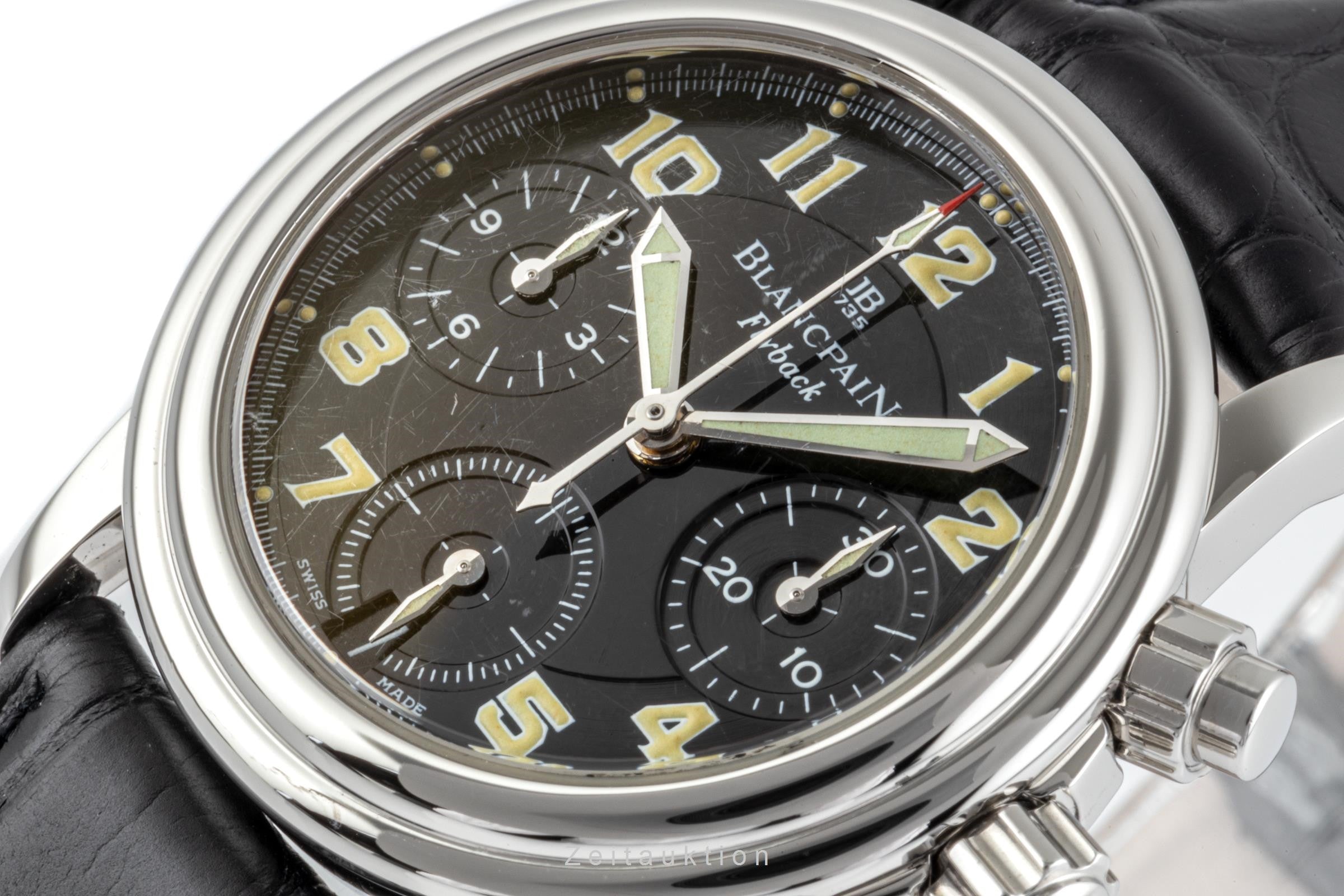 Blancpain Leman chronograph steel automatic men's watch 2385F  [2207065]