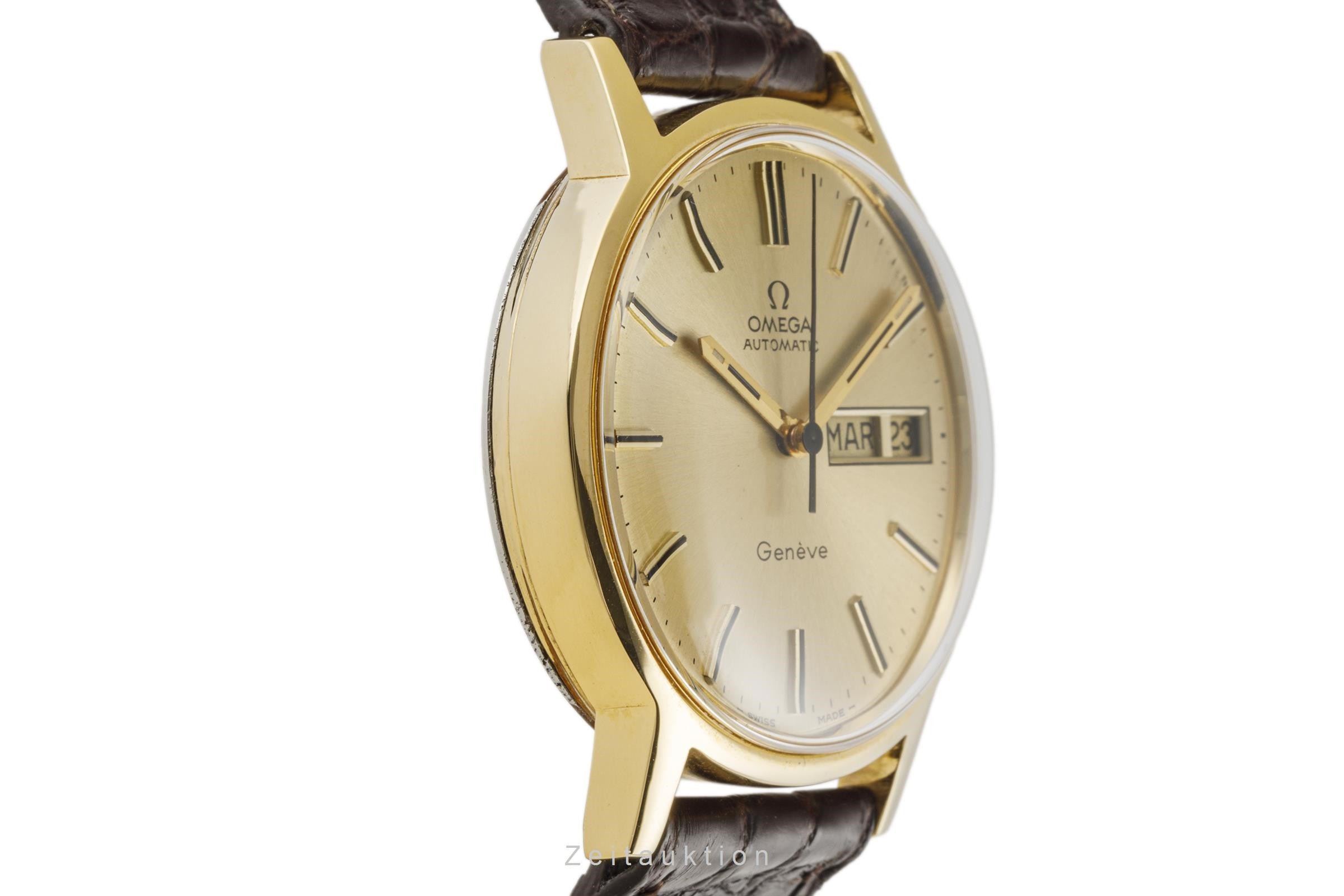 Omega Geneve doré automatique montre pour hommes 166.0117  [2207178]
