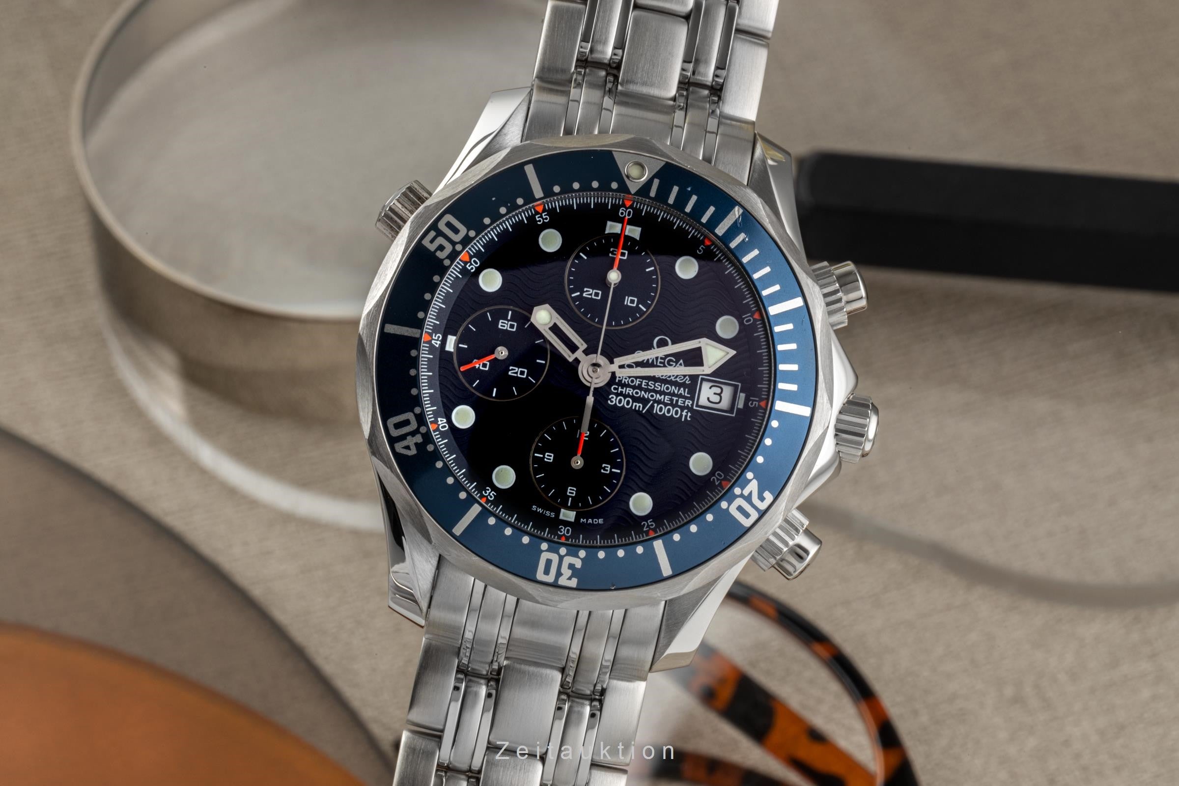 Omega Seamaster chronograph steel automatic men's watch 178.0514, 378.0514, 2599.80.00 LP: 9100EUR  [2207187]