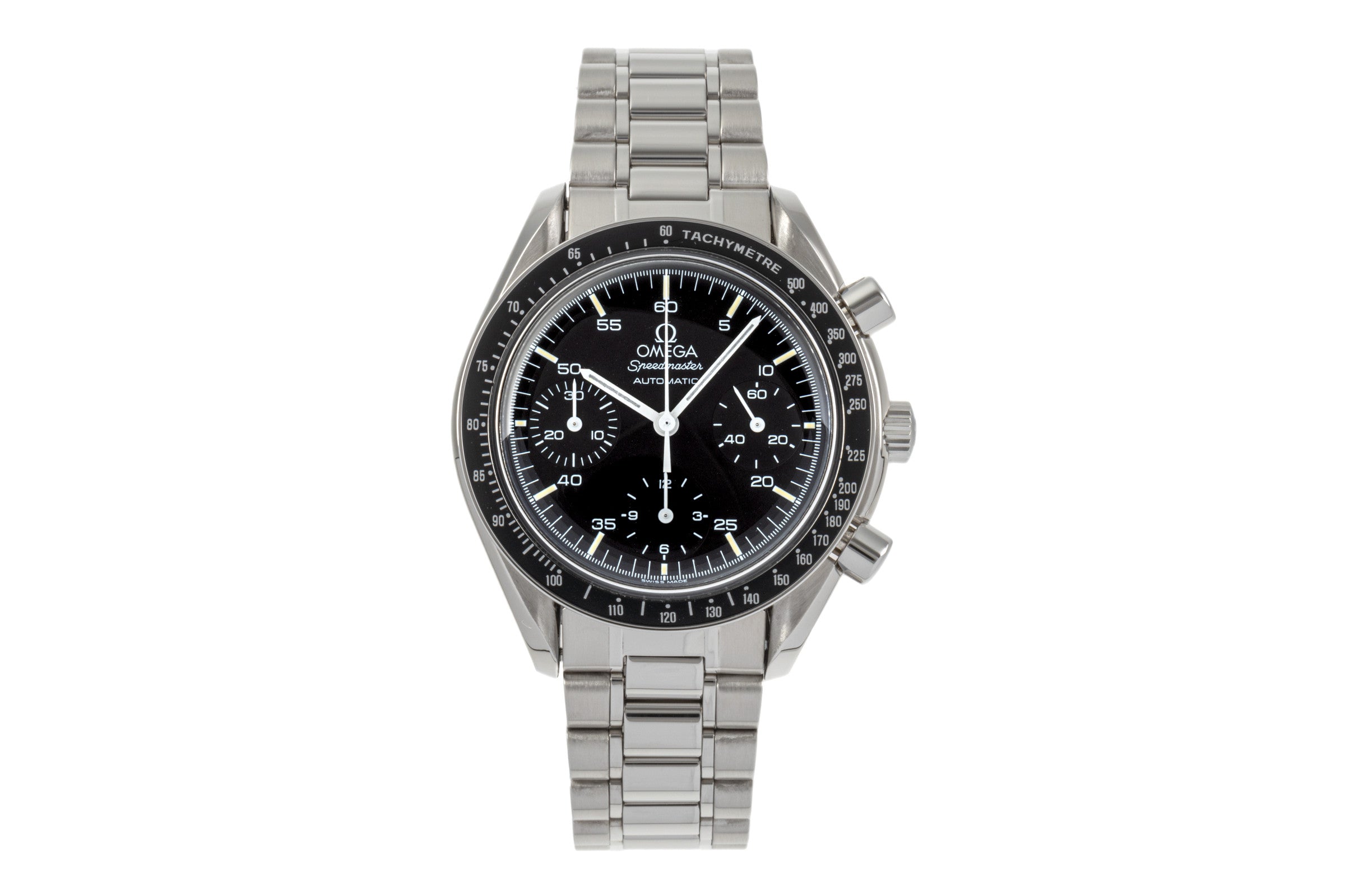 Omega Speedmaster chronograph steel automatic Kal. 1140 Ref