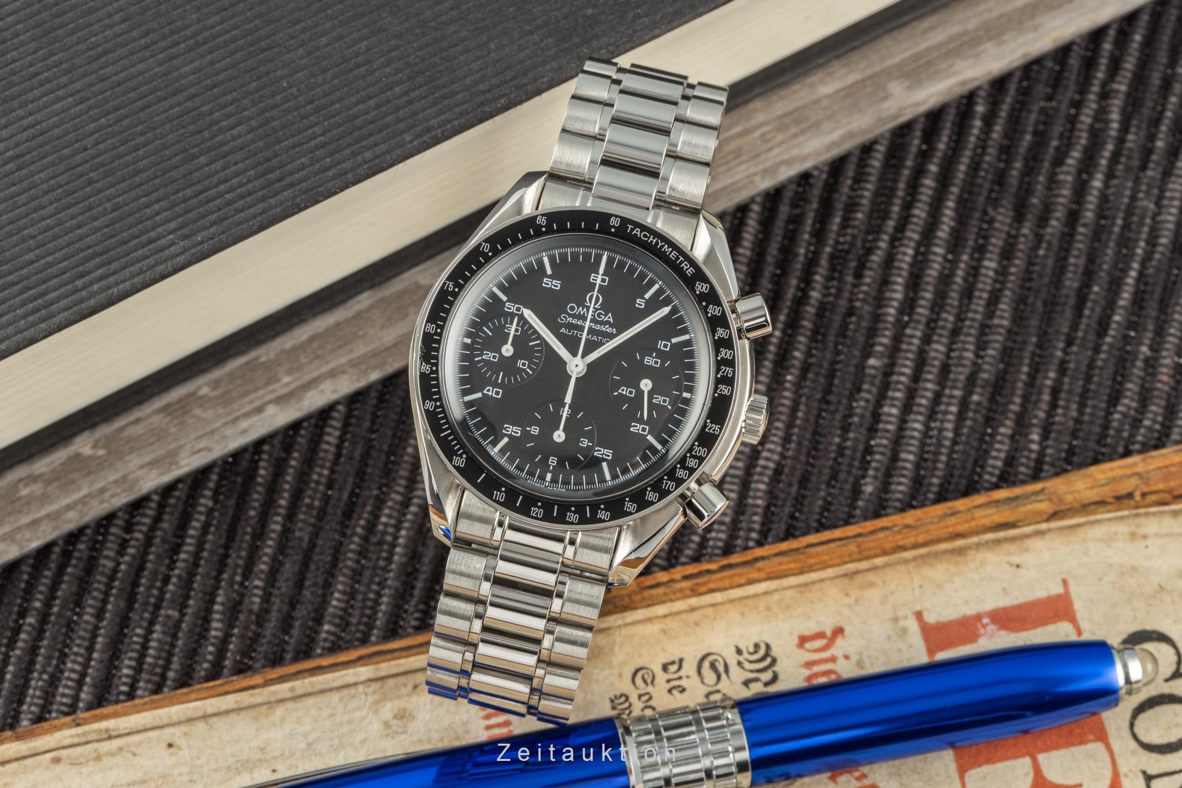 Omega Speedmaster chronograph steel automatic 3220A Ref