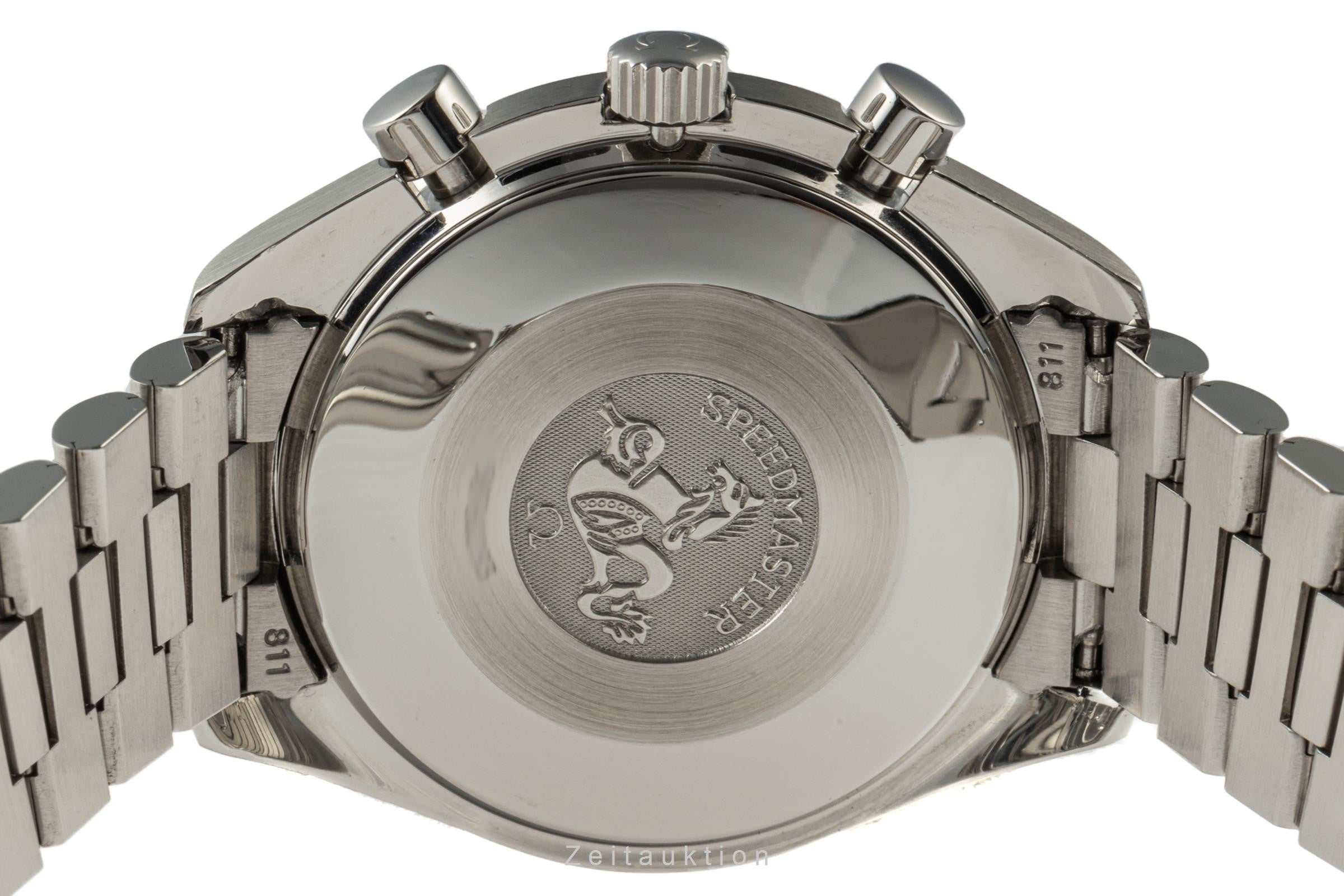 Omega Speedmaster chronograph steel automatic Kal. 3220A Ref
