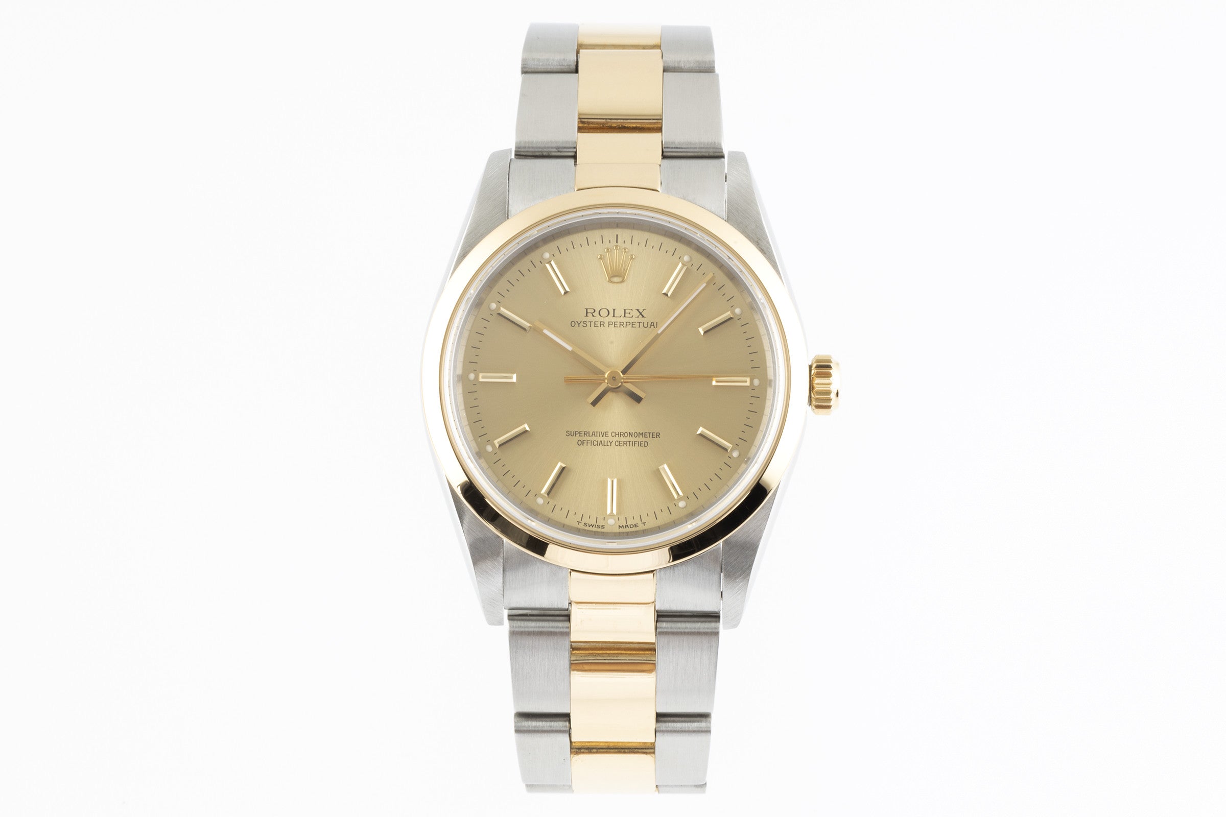 Rolex Oyster Perpetual Stahl / Gold Automatik Herrenuhr Ref.: 14203 B&P 1992 [2207266]