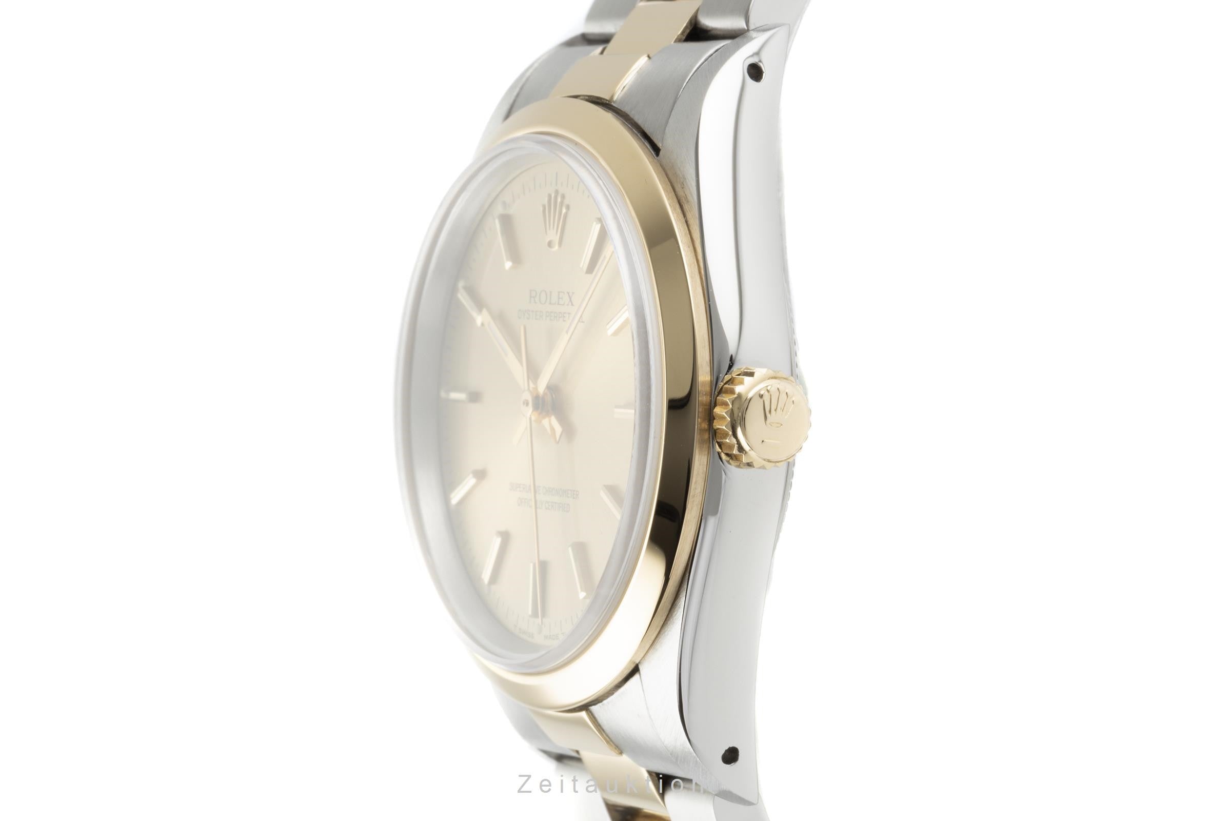 Rolex Oyster Perpetual Stahl / Gold Automatik Herrenuhr Ref.: 14203 B&P 1992 [2207266]