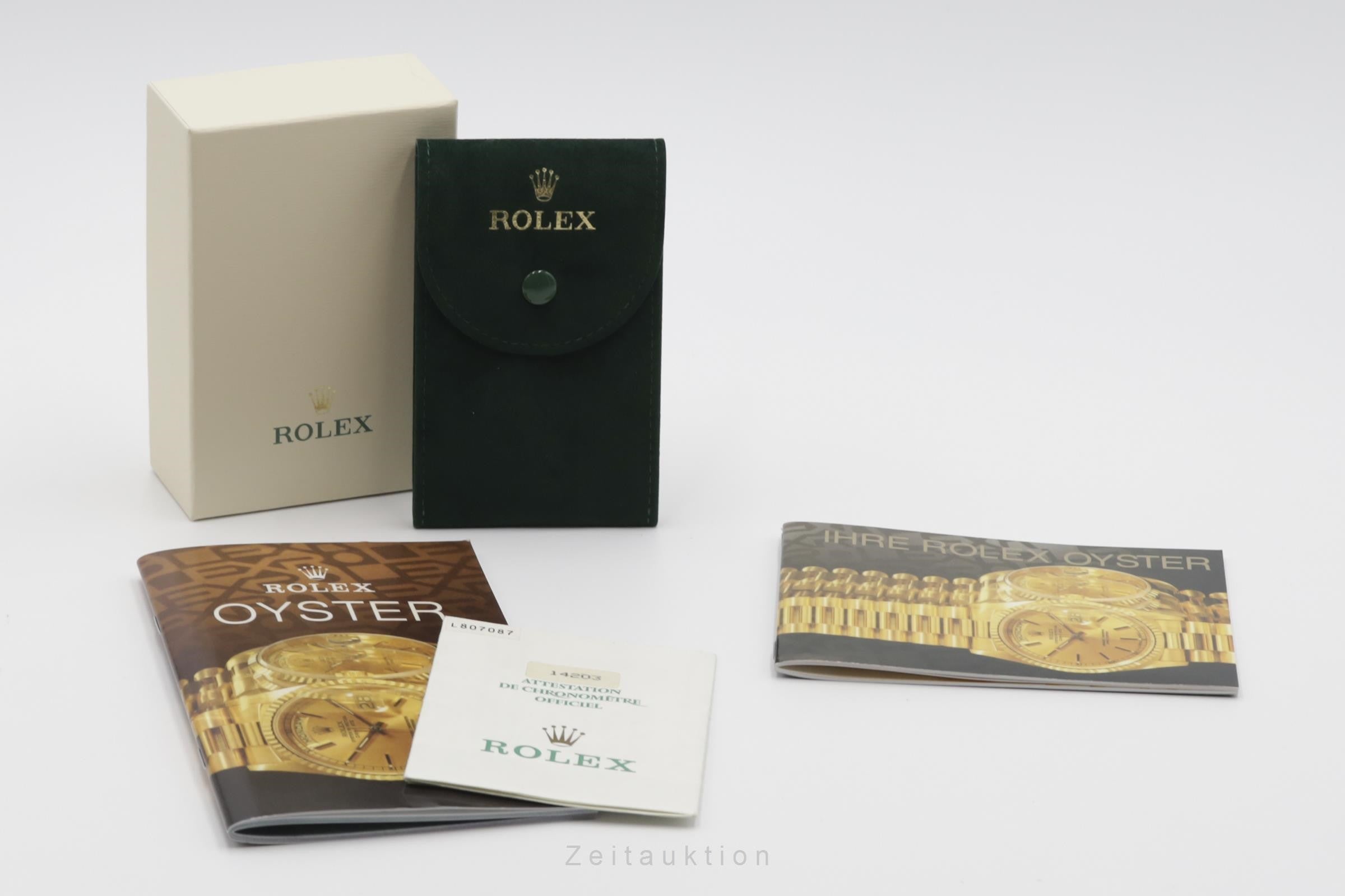 Rolex Oyster Perpetual Stahl / Gold Automatik Herrenuhr Ref.: 14203 B&P 1992 [2207266]