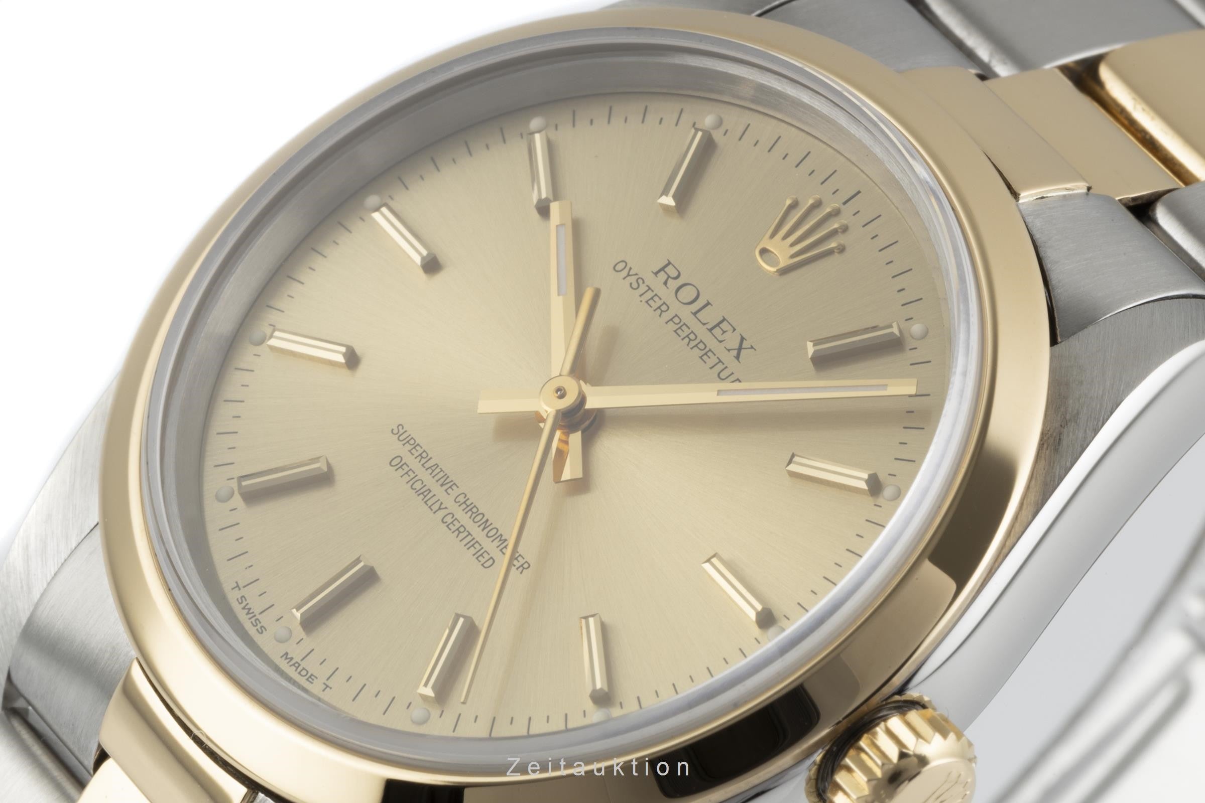 Rolex Oyster Perpetual Stahl / Gold Automatik Herrenuhr Ref.: 14203 B&P 1992 [2207266]