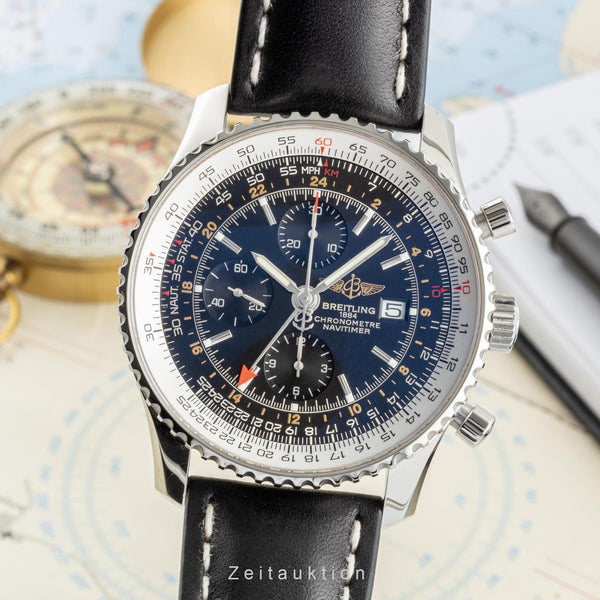 Breitling Navitimer World Chronograph Automatik Herrenuhr A24322 VP: 8900,- € [2207271]