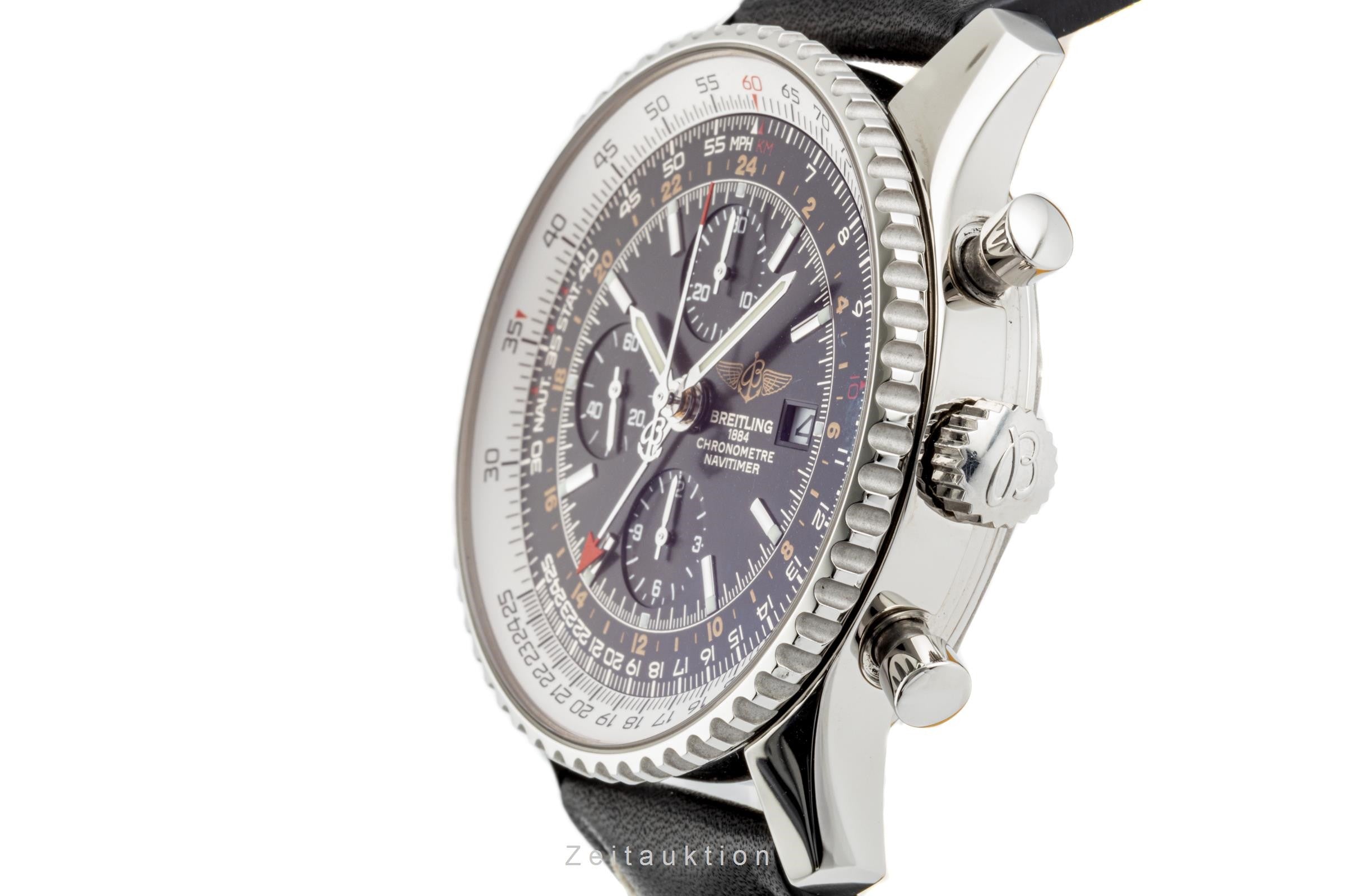 Breitling Navitimer World Chronograph Automatik Herrenuhr A24322 VP: 8900,- € [2207271]