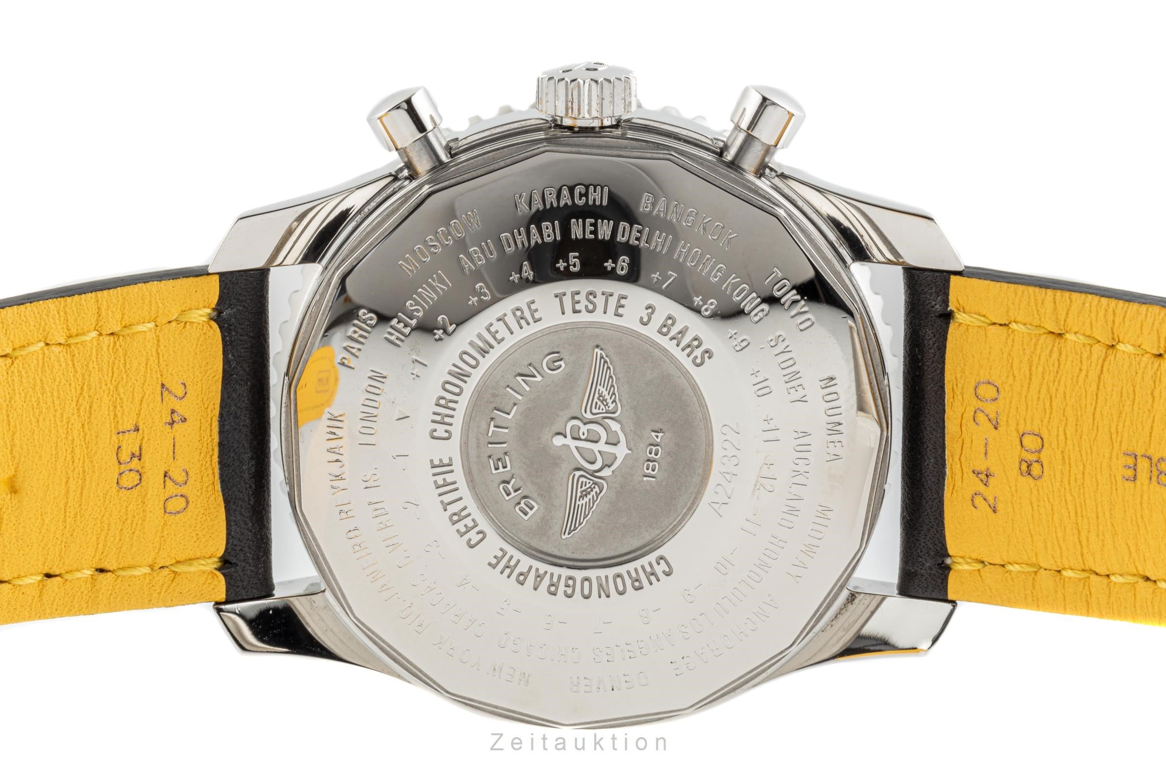 Breitling Navitimer World Chronograph Automatik Herrenuhr A24322 VP: 8900,- € [2207271]