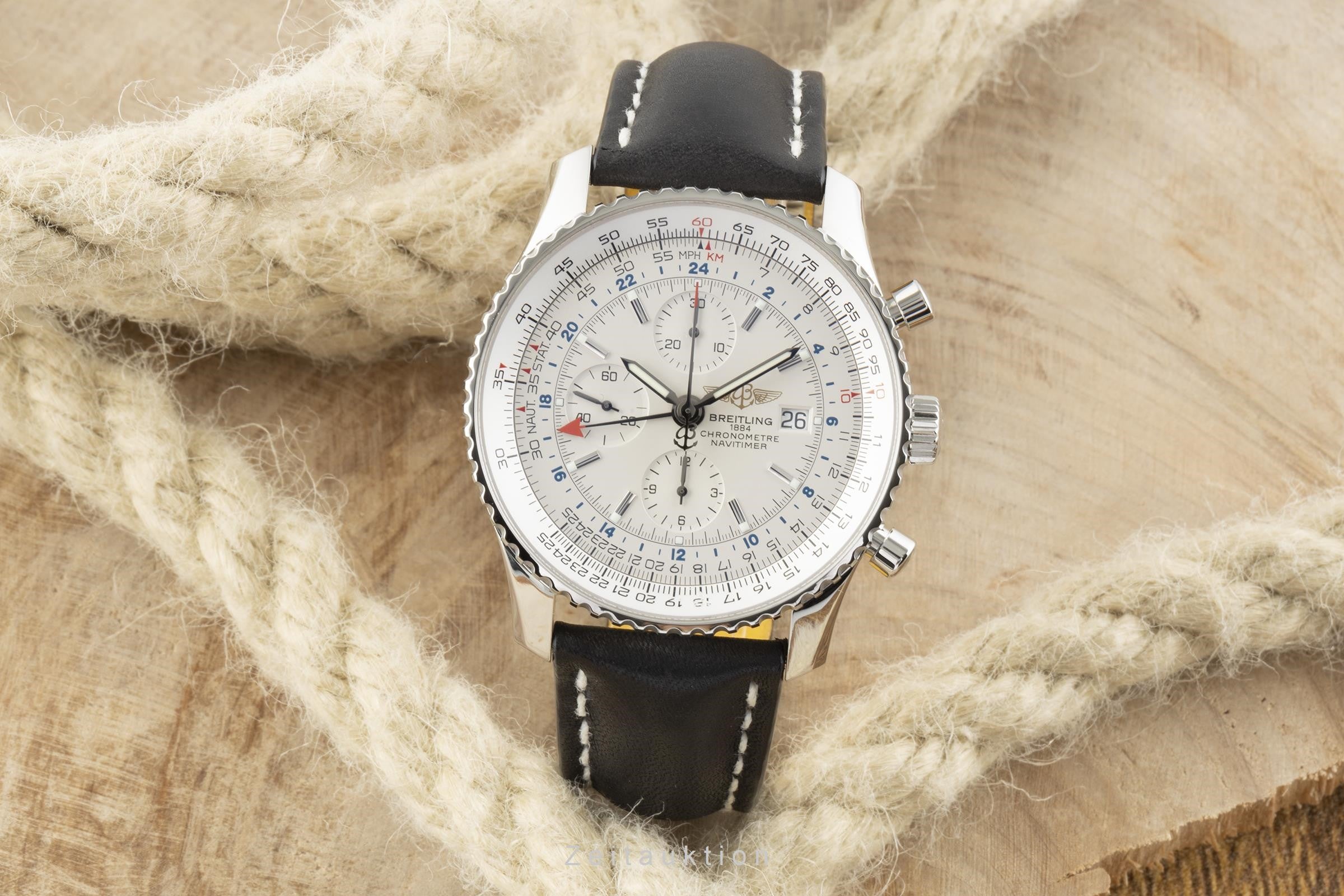 Breitling Navitimer chronographe acier automatique montre pour hommes A24322  [2207279]