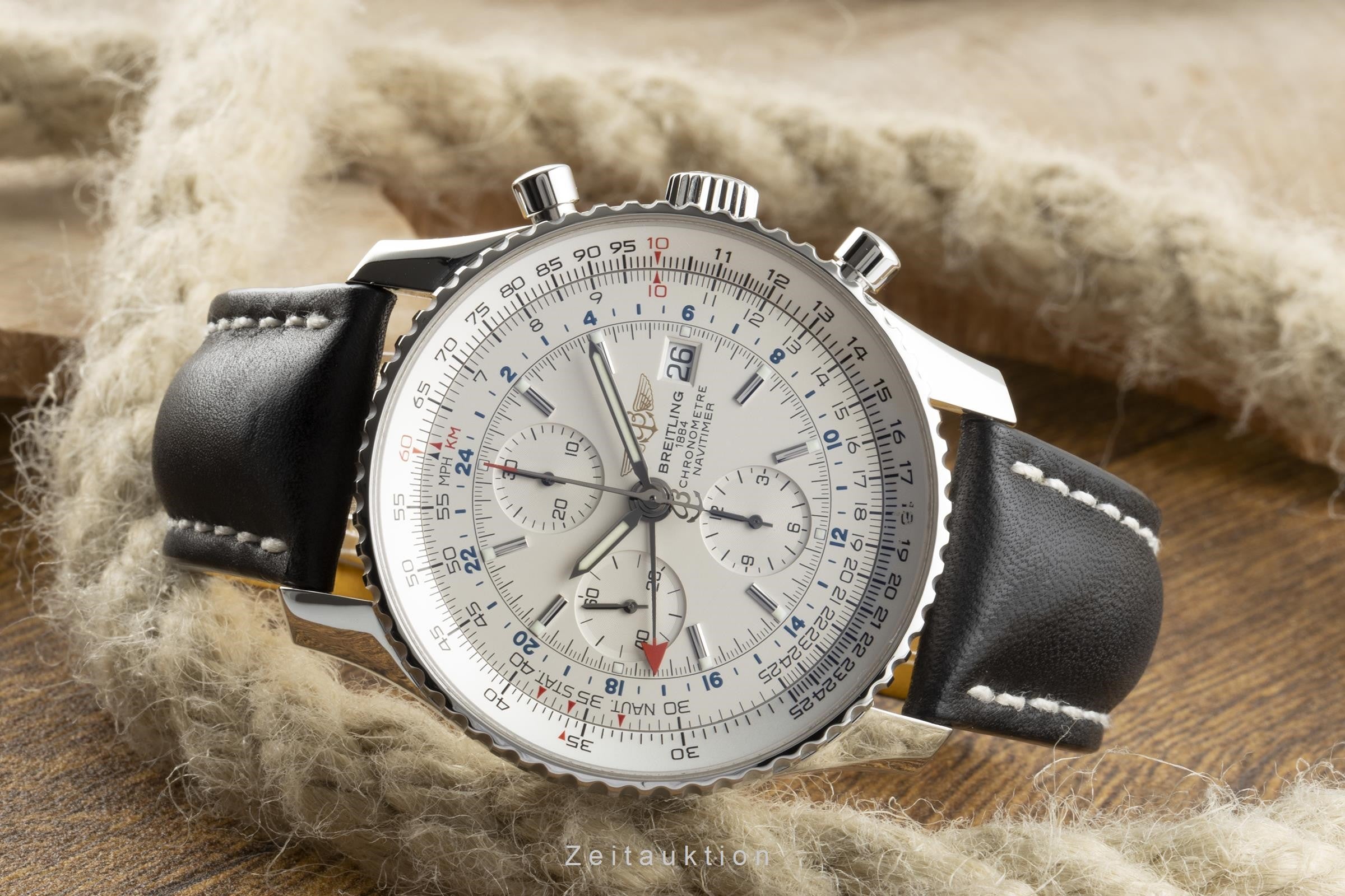 Breitling Navitimer chronographe acier automatique montre pour hommes A24322  [2207279]